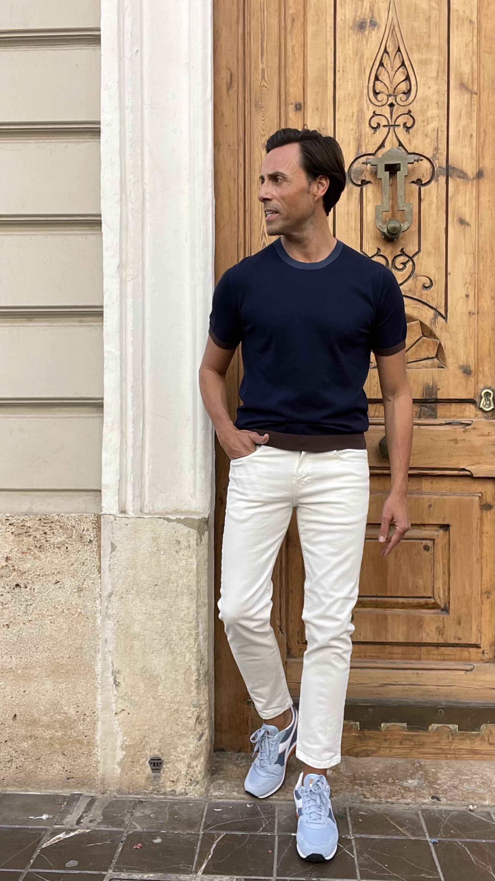 Capri-Strick-T-Shirt