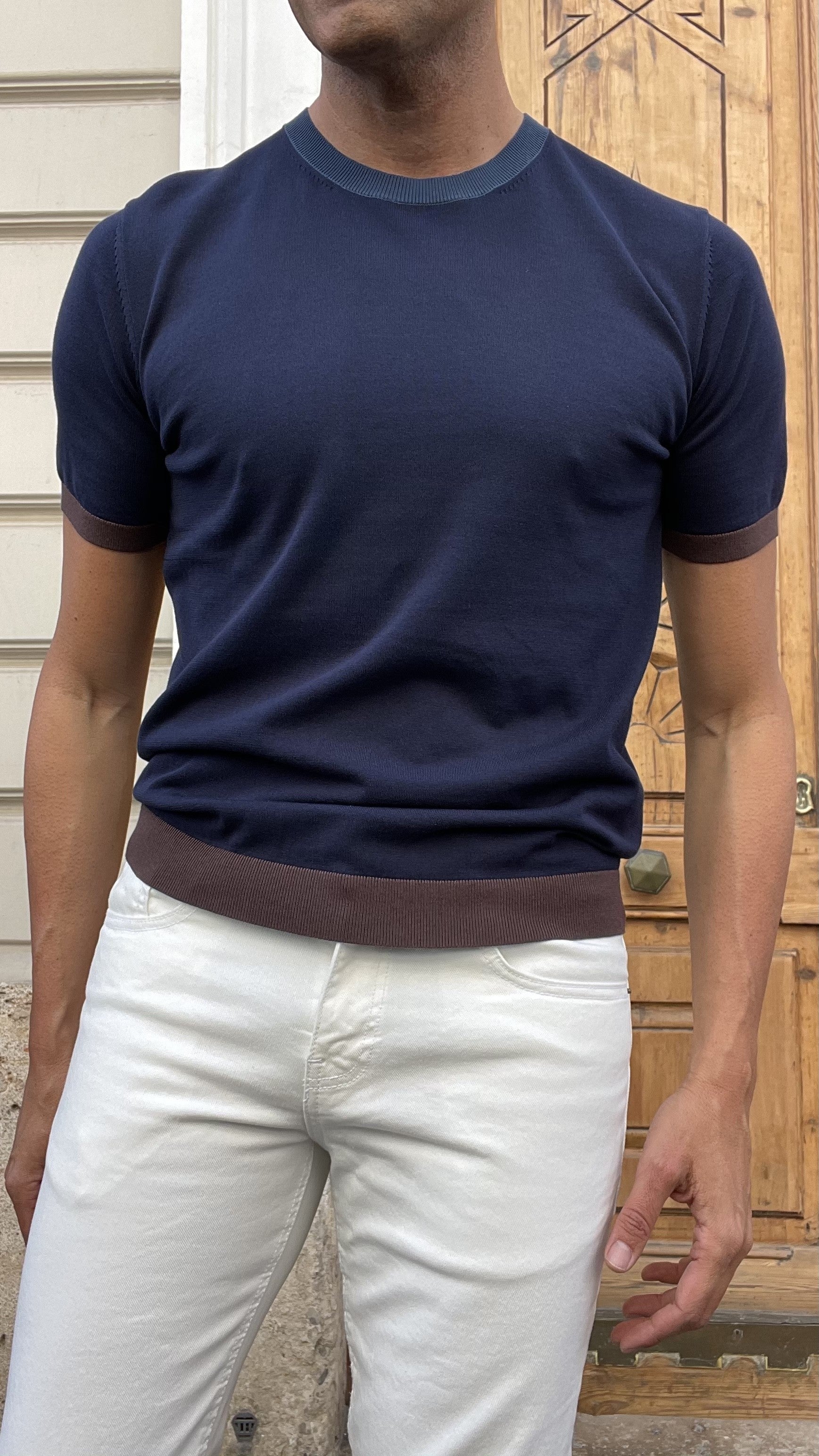 Capri-Strick-T-Shirt