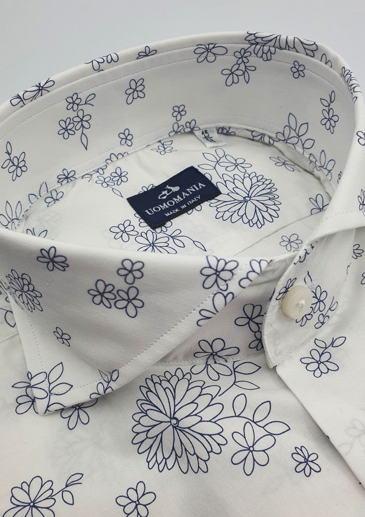Camisa cuello italiano para hombre Uomomania Valencia