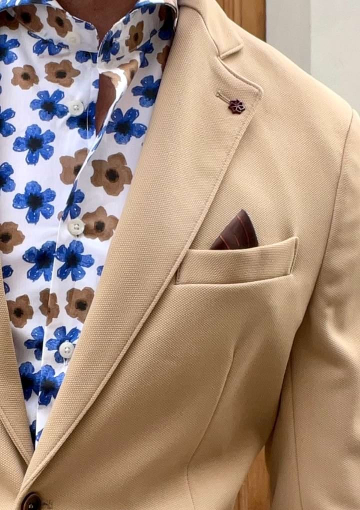 Blazer mit Ponza-Struktur