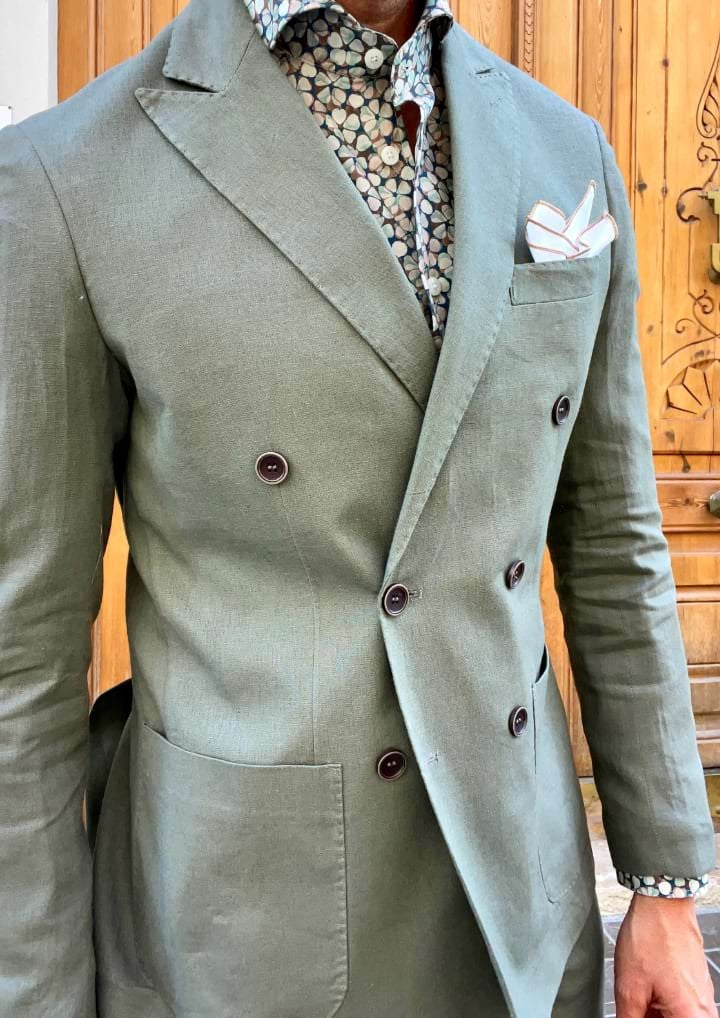 Pantelleria double-breasted suit
