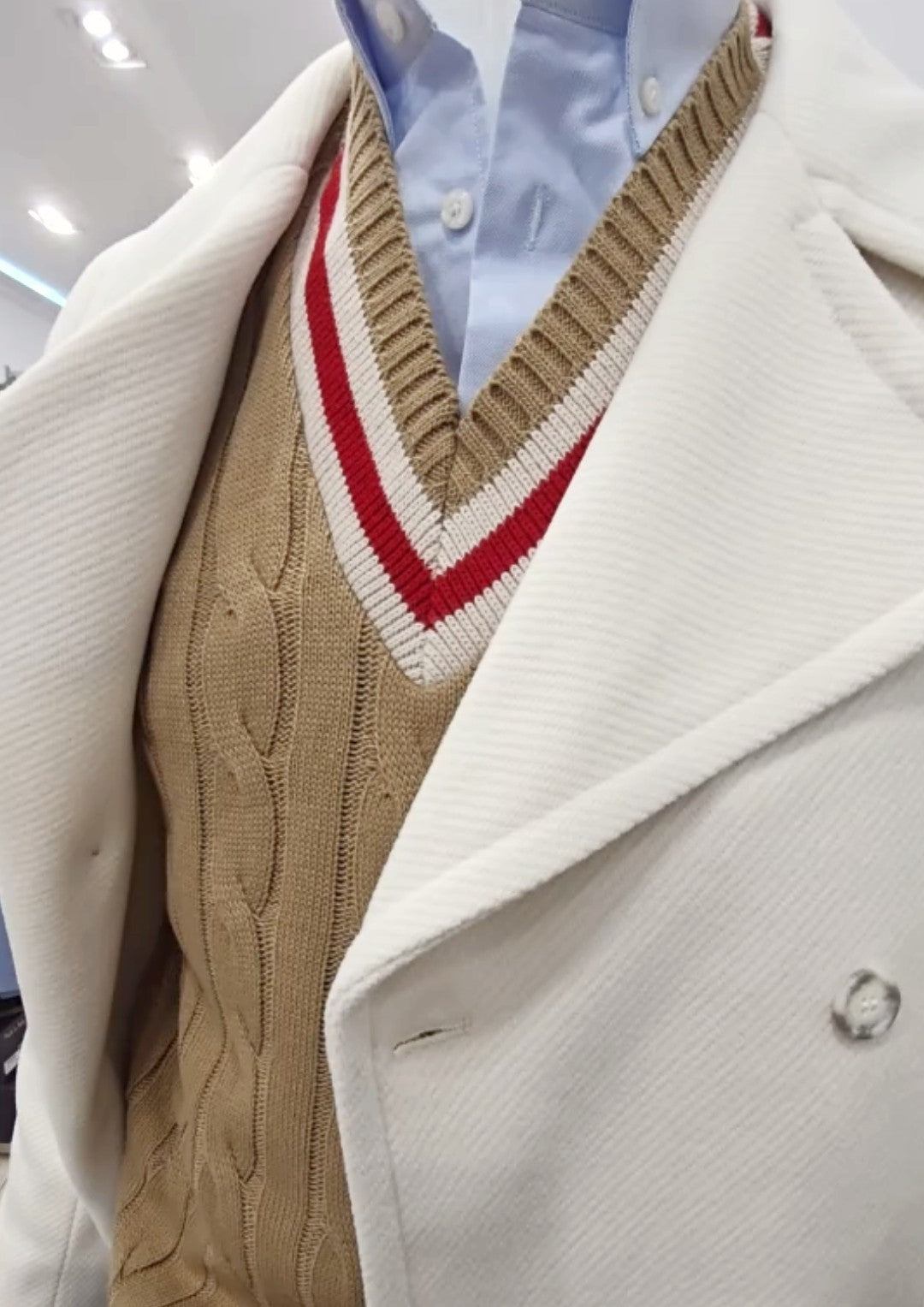 Jersey pico hombre Oscar Camel