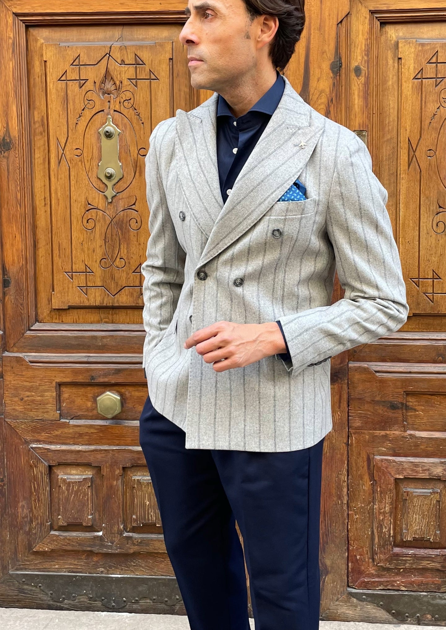 Blazer Americana Hombre Outlet Liuzzi Double-breasted Blazer