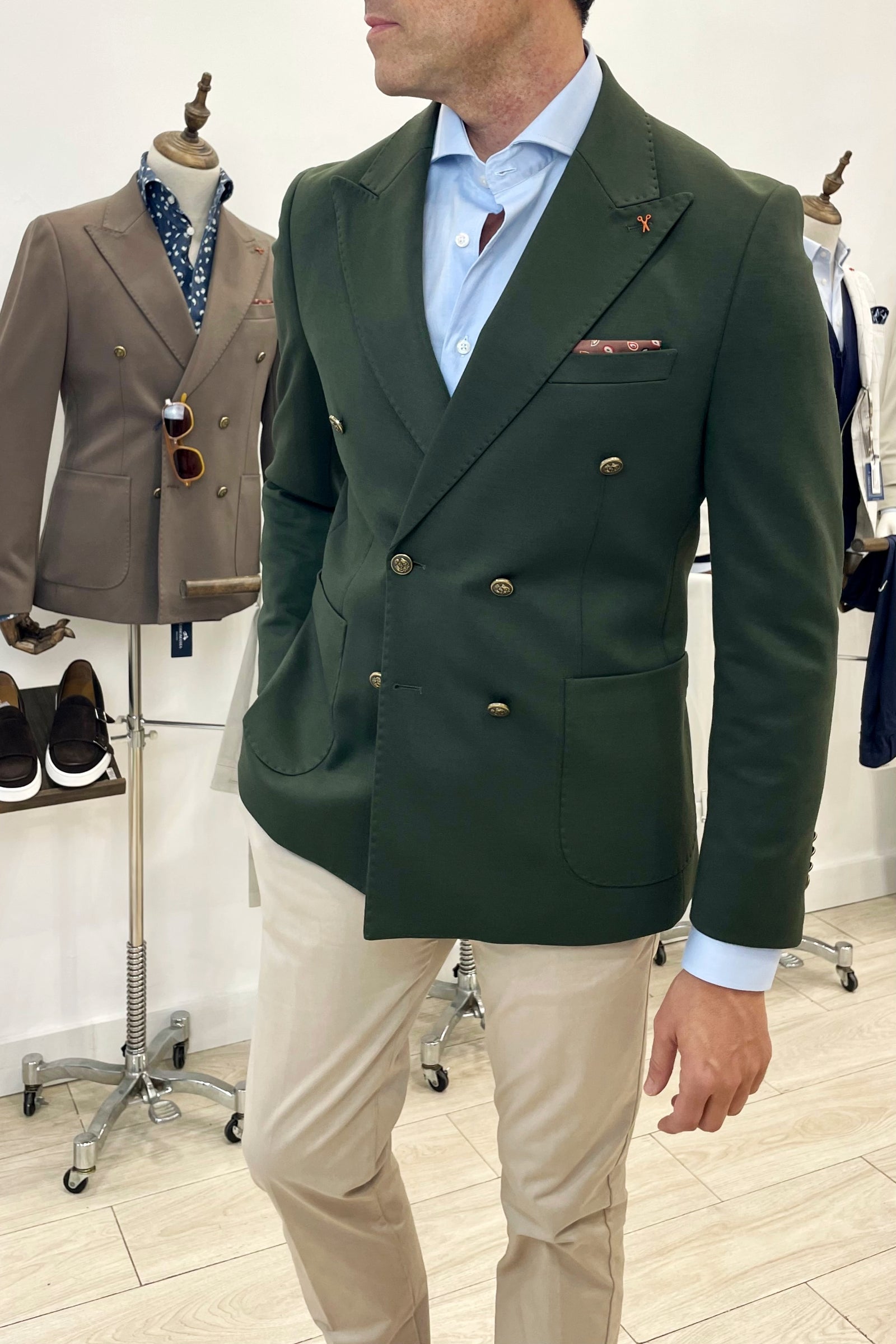 Americana cruzada Moka