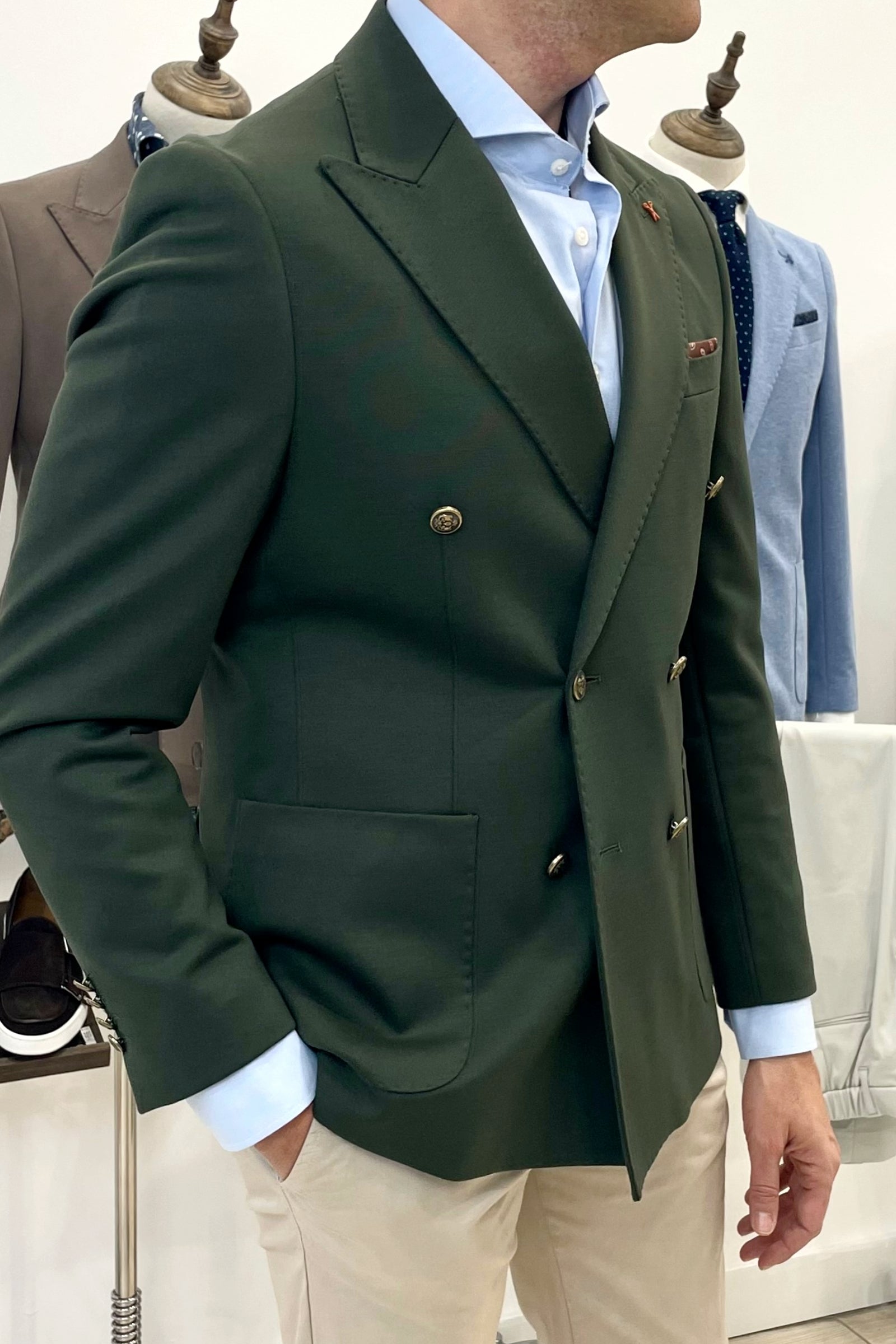 Americana cruzada Moka