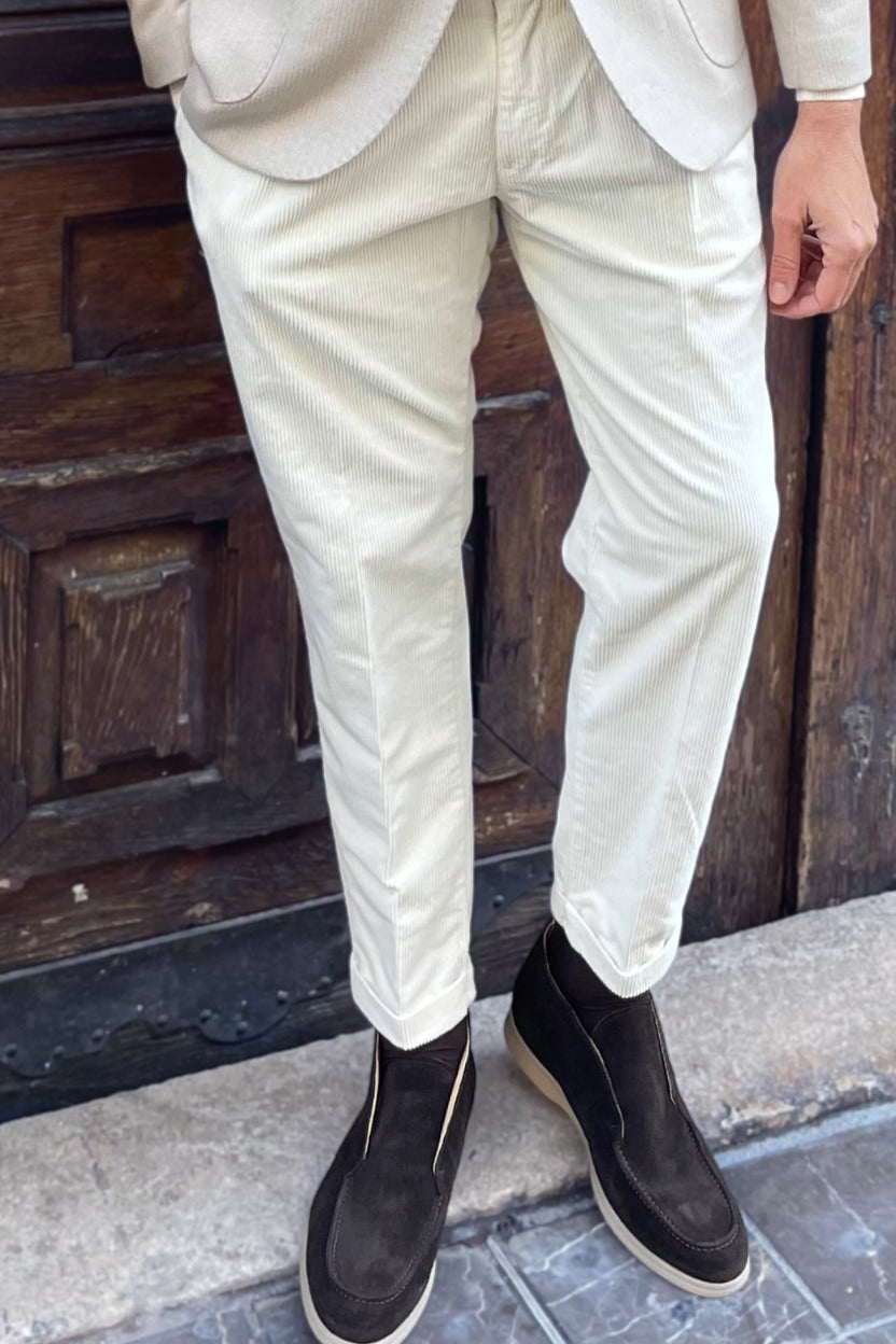 Botines sin cordones italianos color marrón