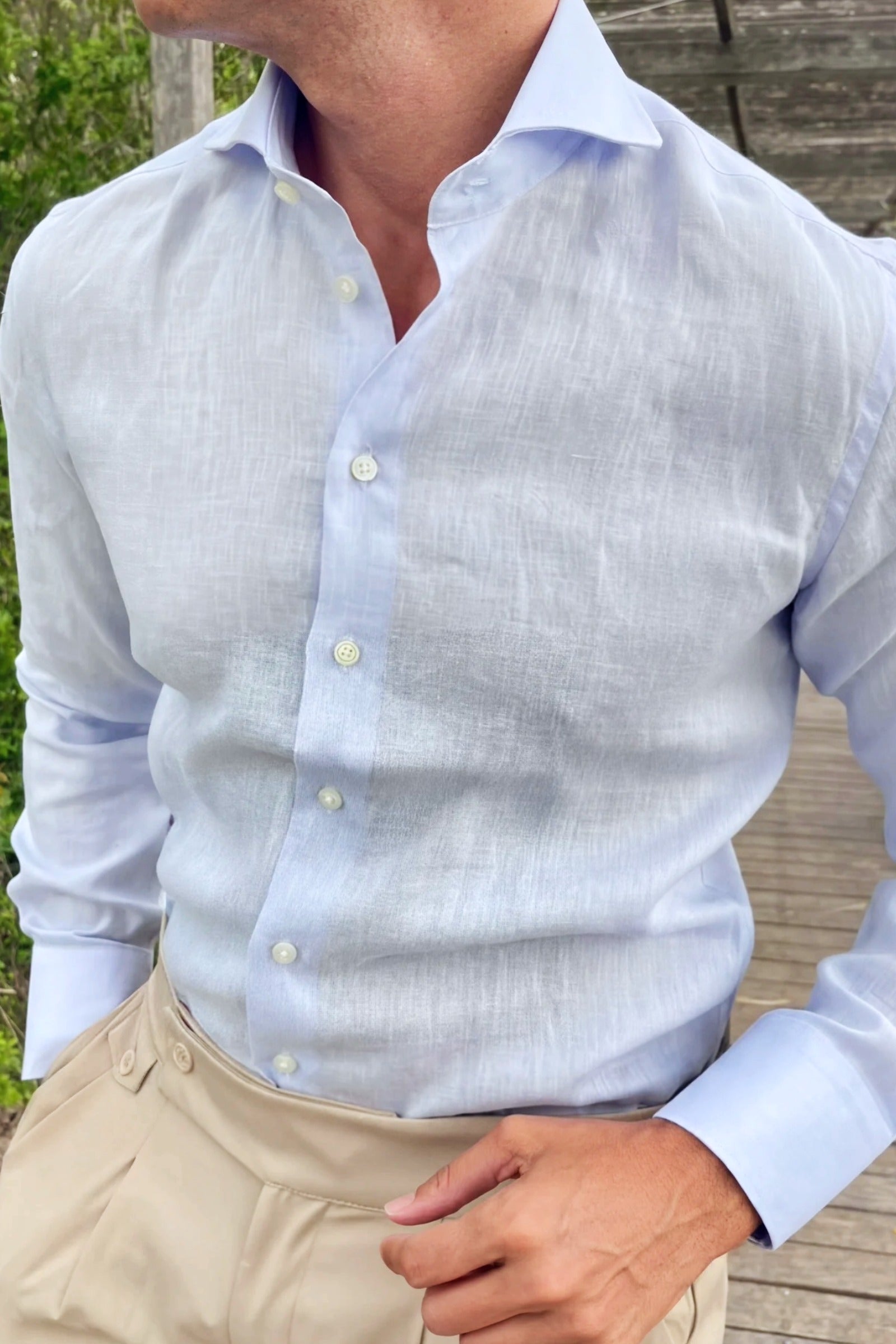 Camisa lino Portofino