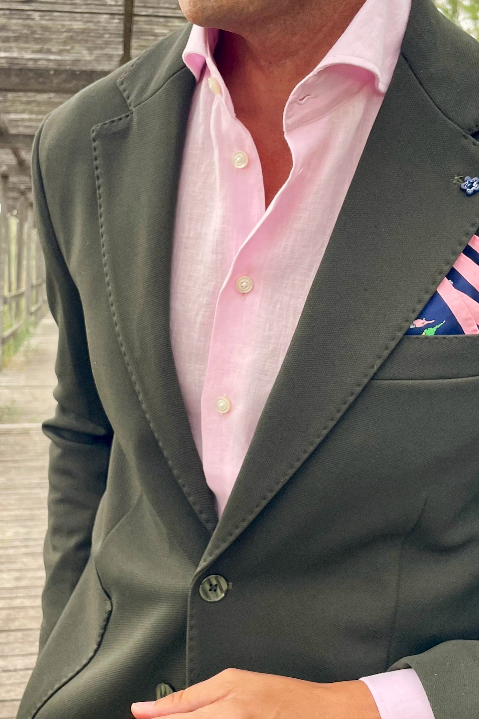 Camisa lino Portofino