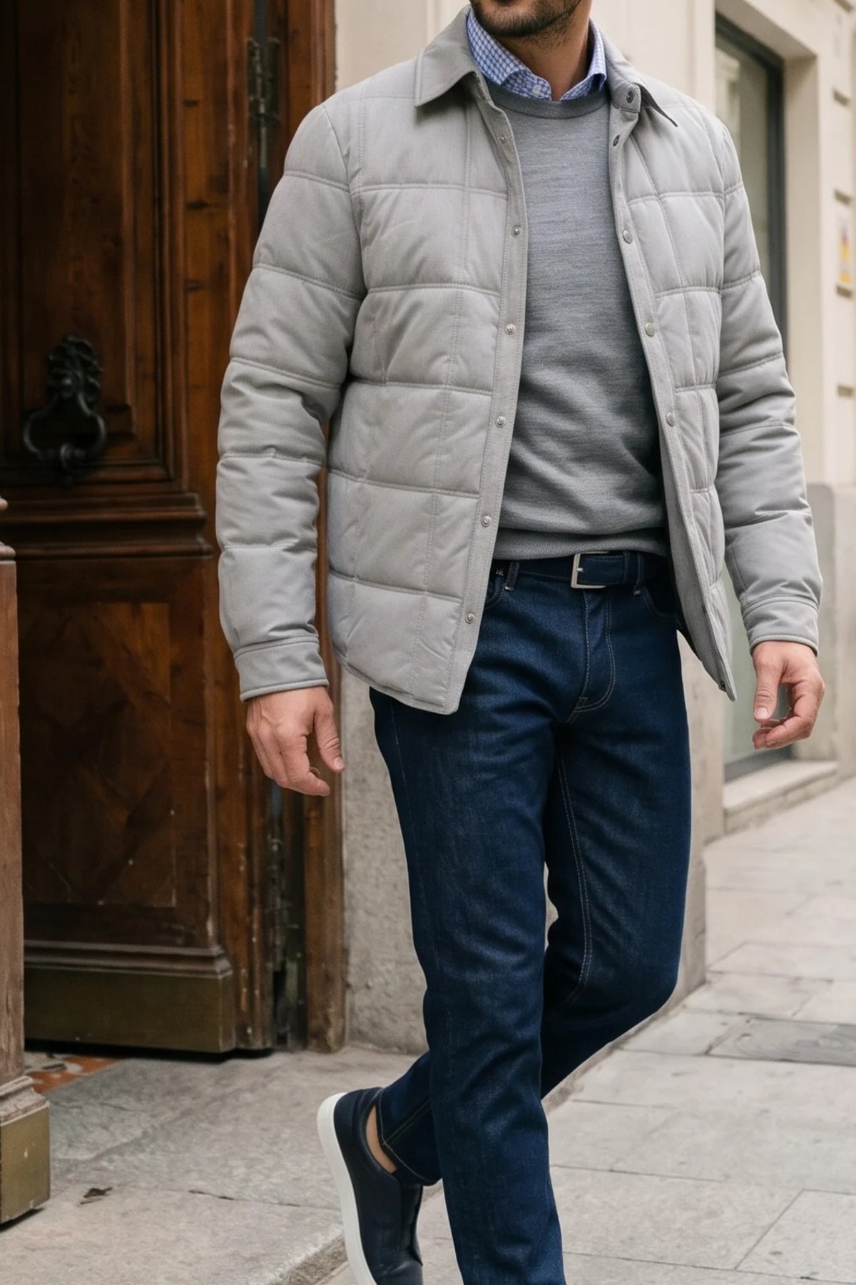 Sobrecamisa acolchada Brunello