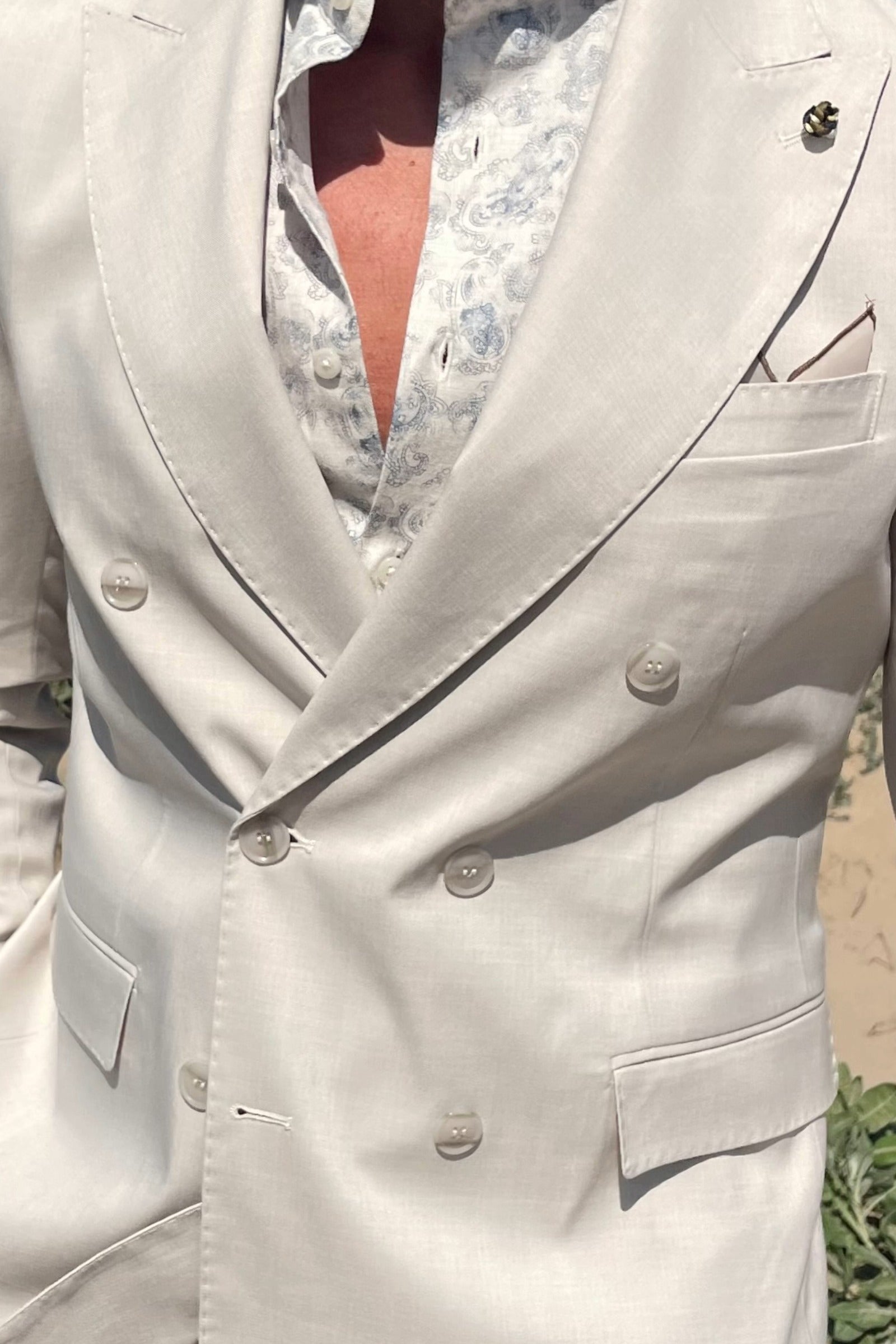 Traje cruzado Davide