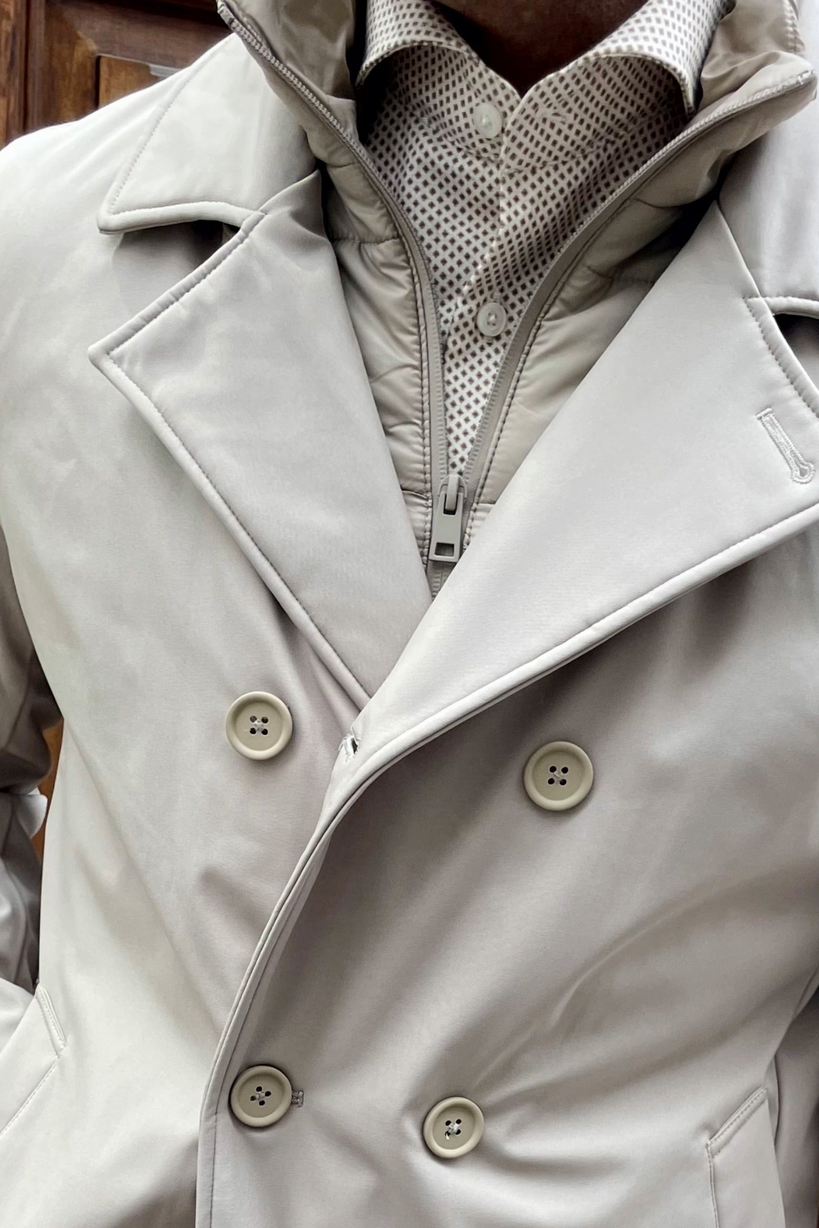 Cuello alto protector de la chaqueta acolchada Marinaio resistente al viento