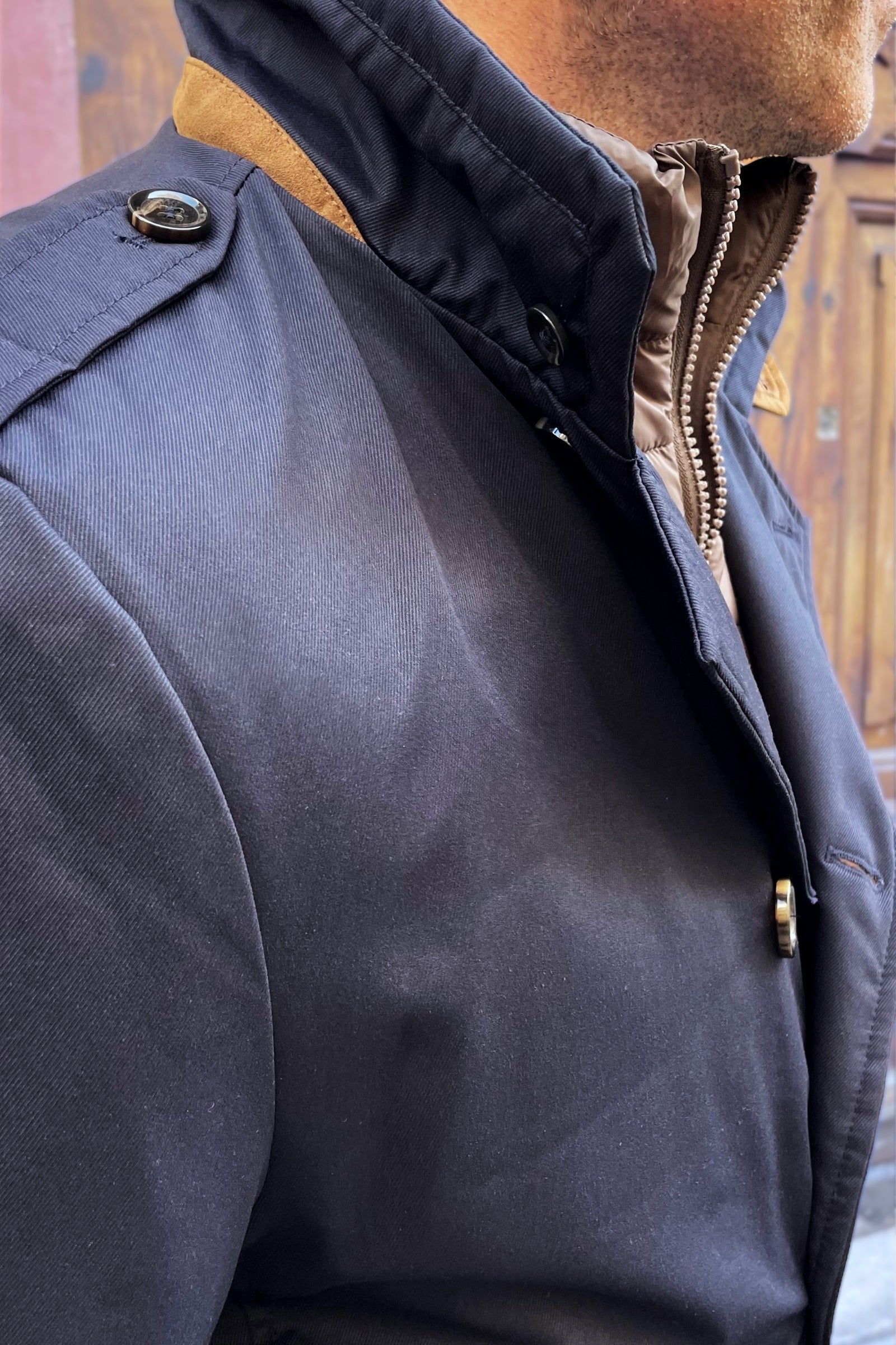 Chaqueta cruzada Chaleco Alberto