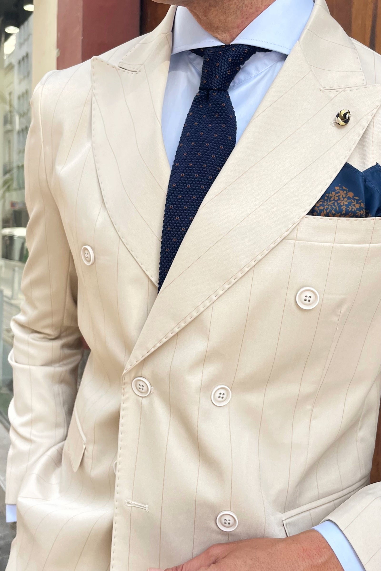 Traje cruzado Diplomatico