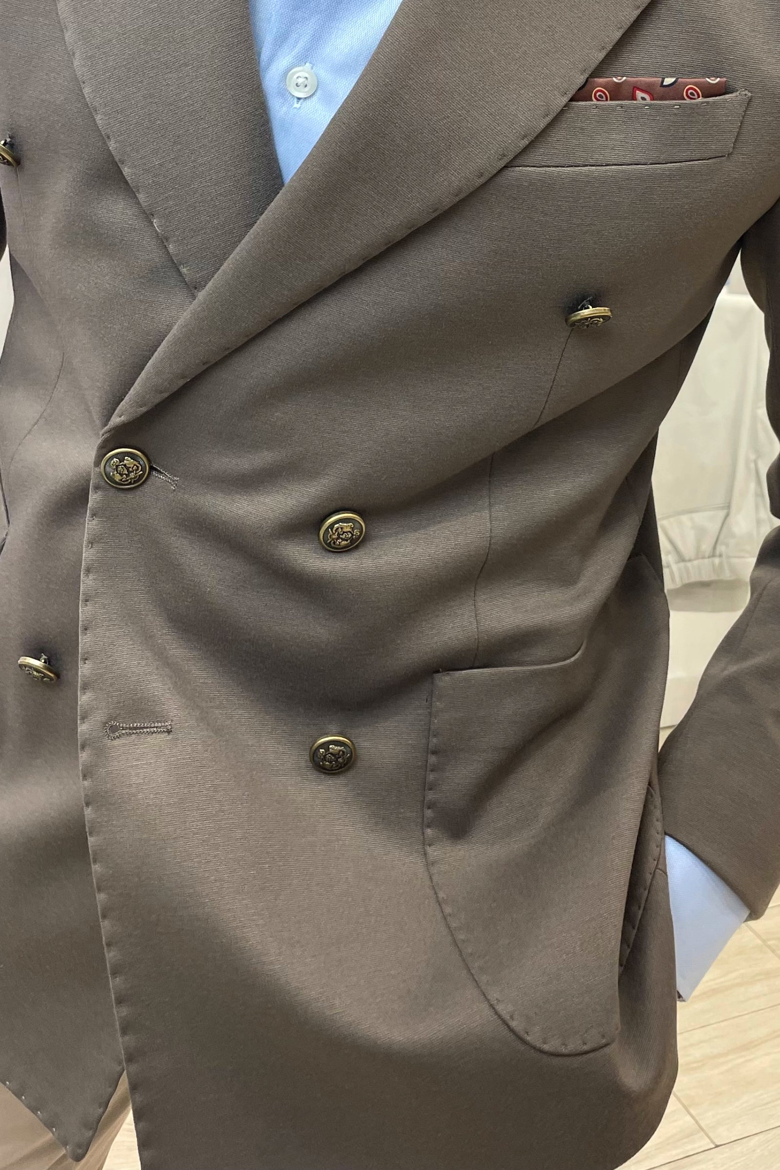 Americana cruzada Moka