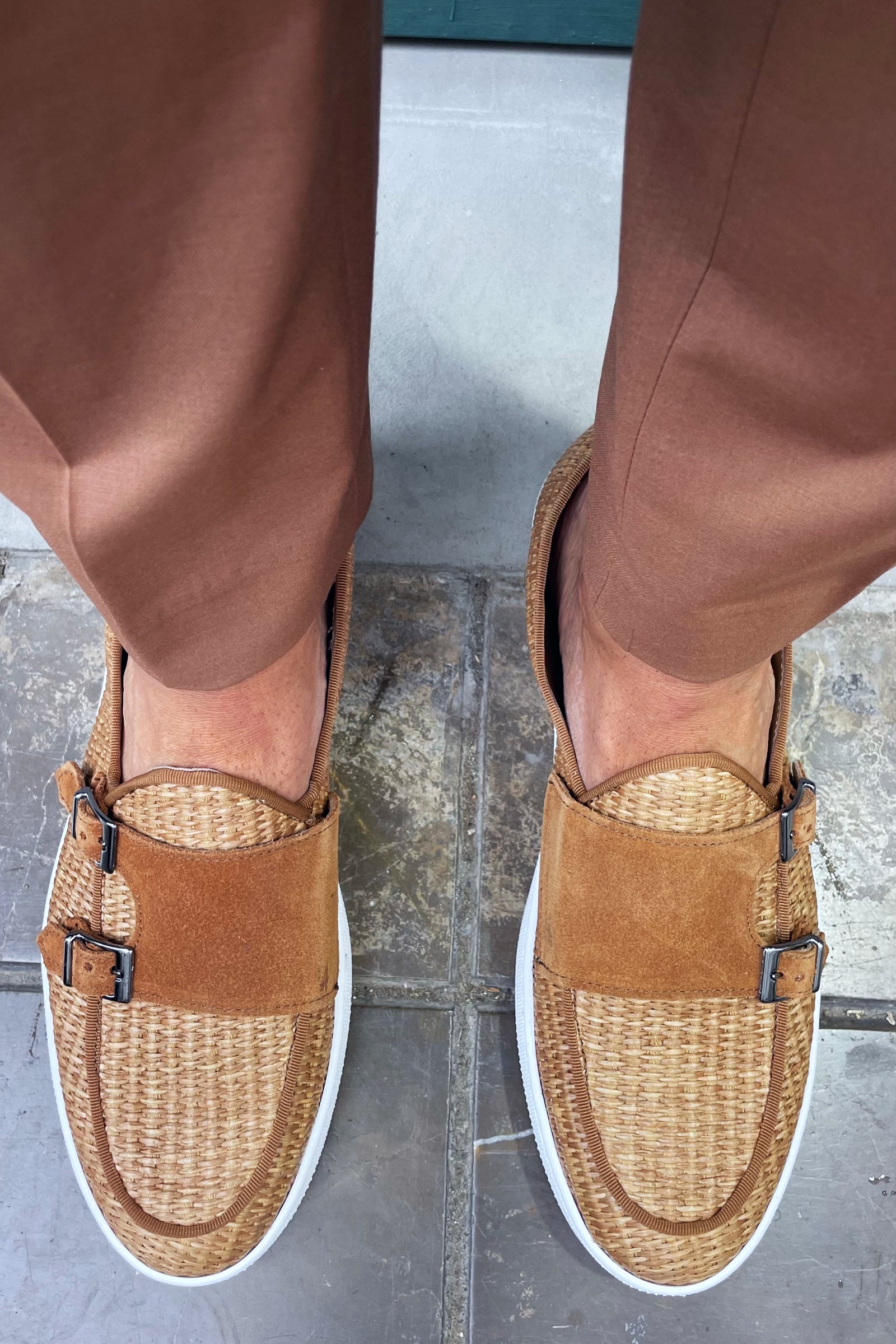 Zapatillas doble hebilla Umberto