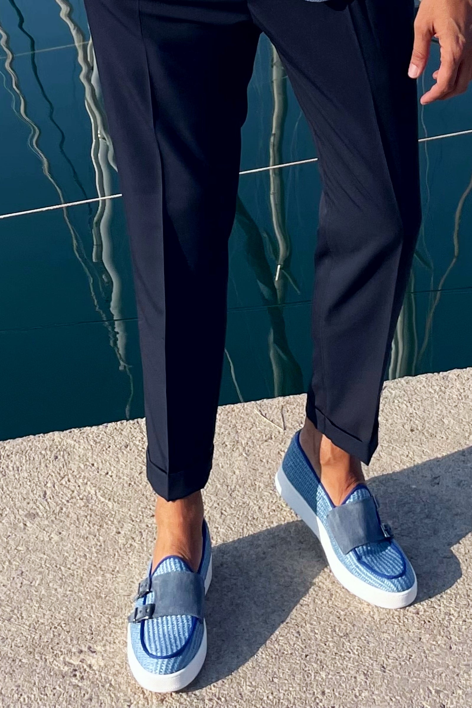 Zapatillas doble hebilla Umberto