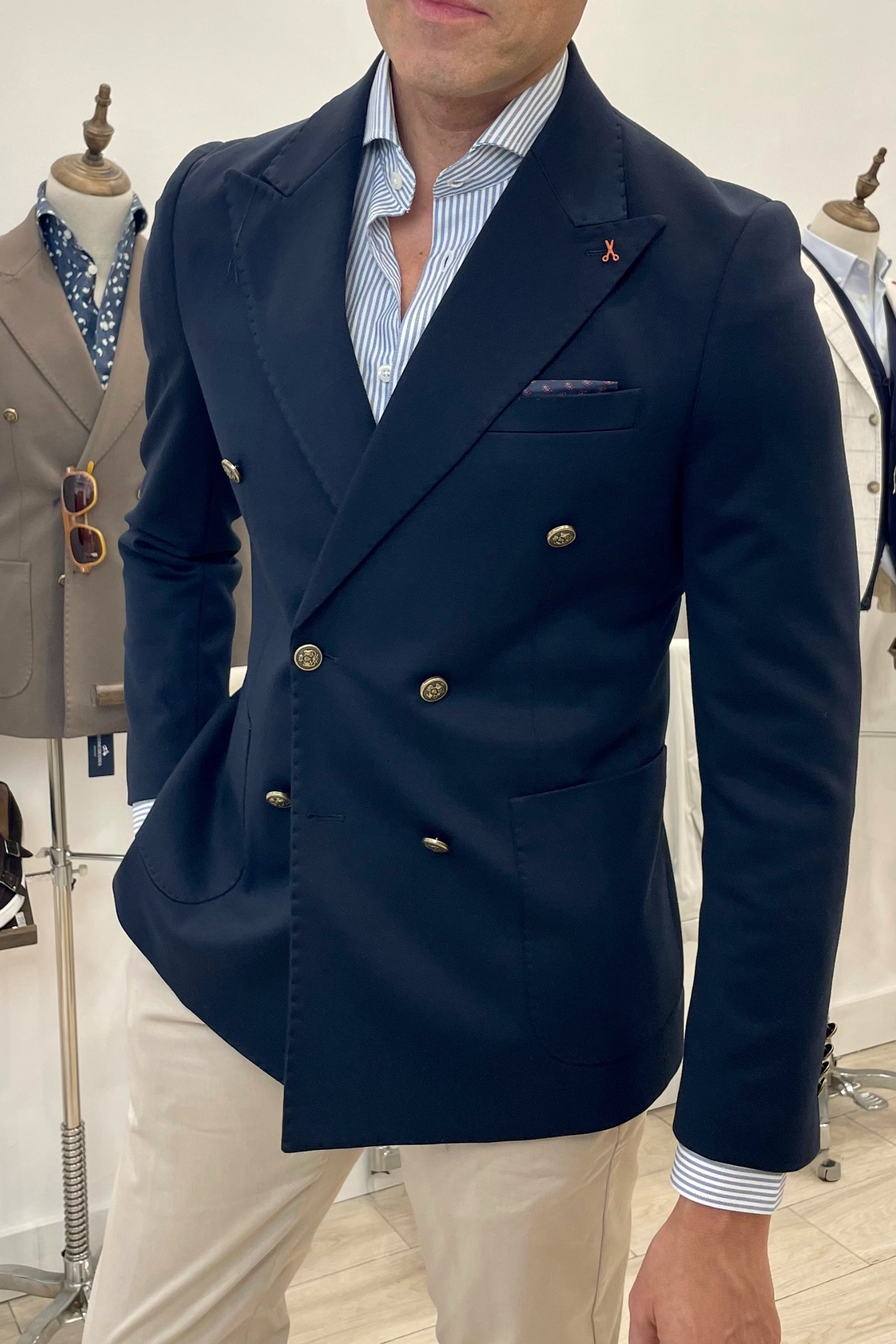 Americana cruzada Moka