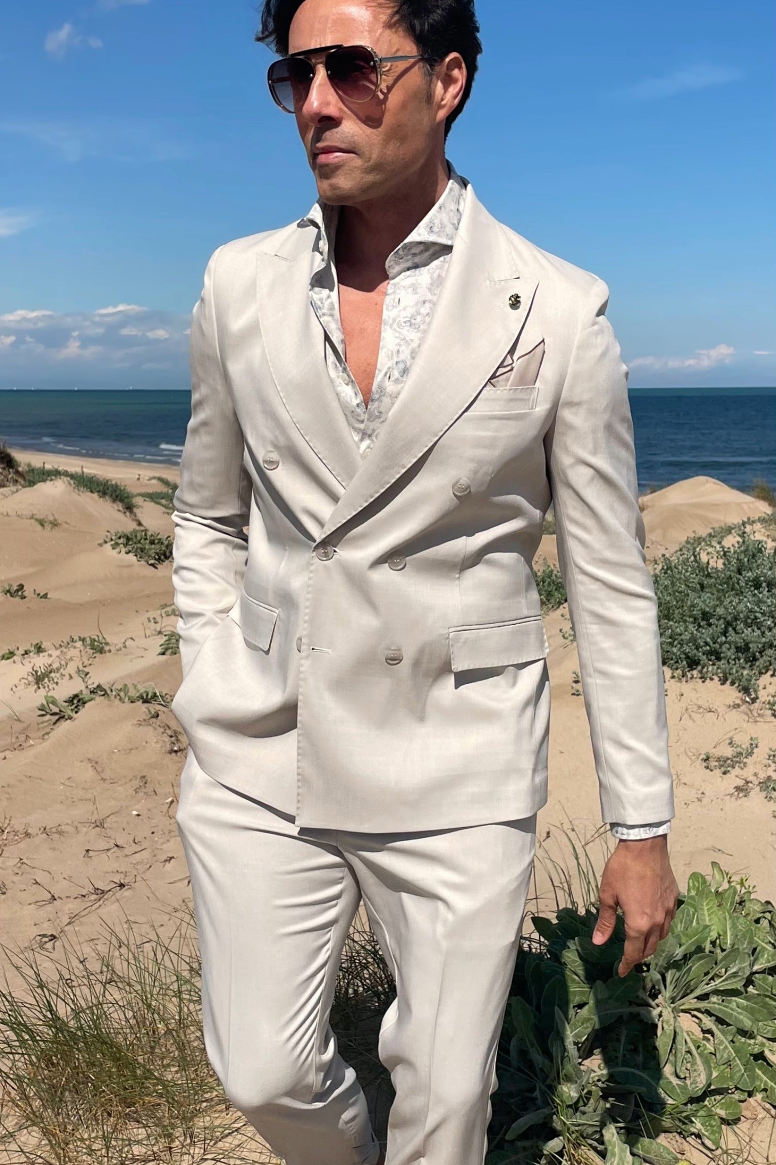 Traje cruzado Davide