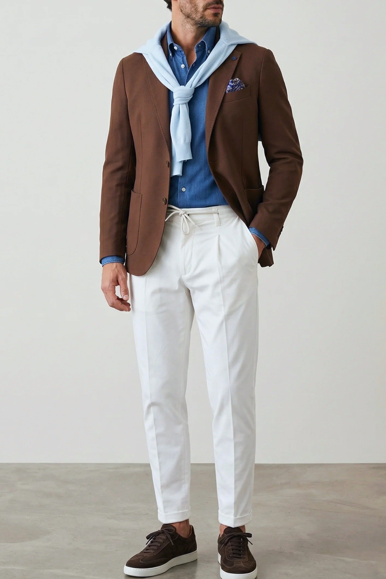 Outfit hombre primavera estilo italiano
