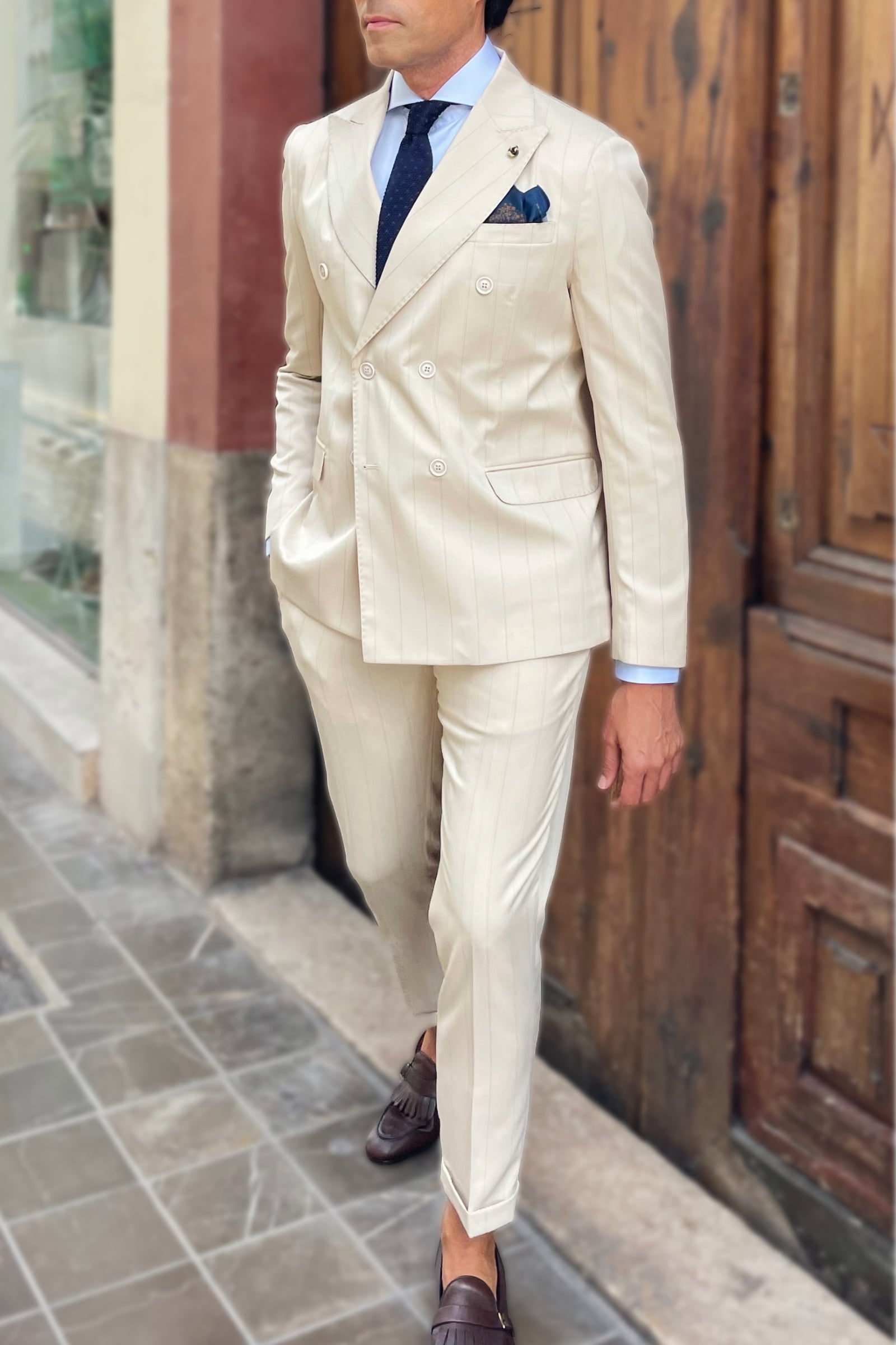 Traje cruzado Diplomatico