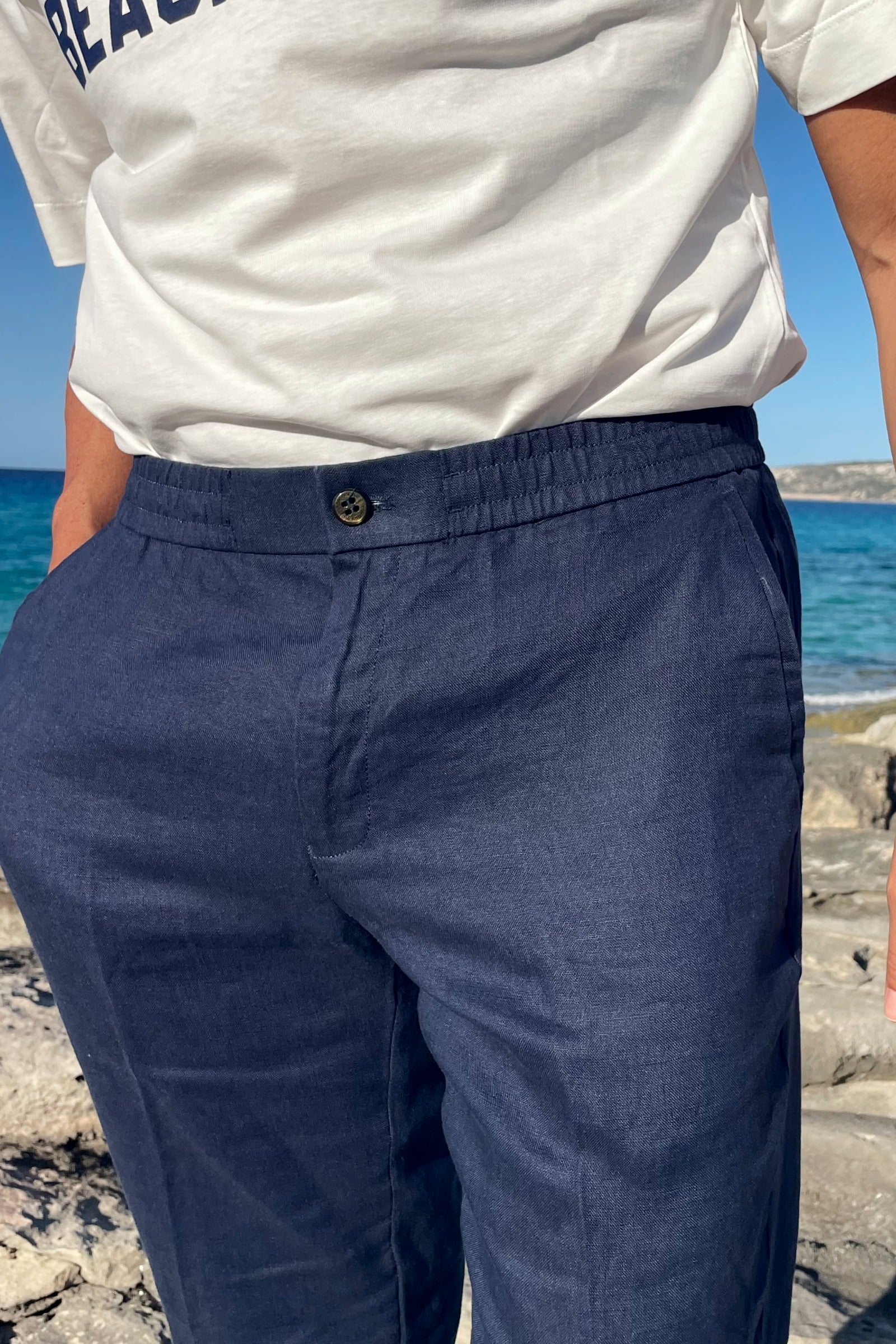 Pantalón lino Portocervo