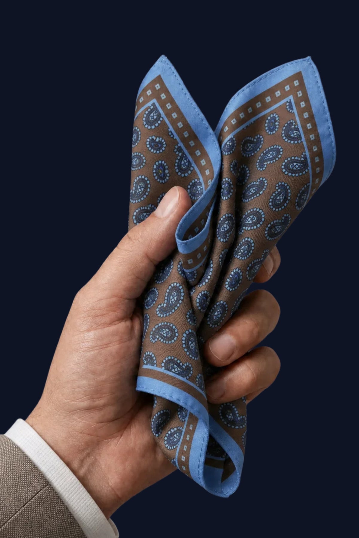 Pañuelo de bolsillo Cashmere Agnelli