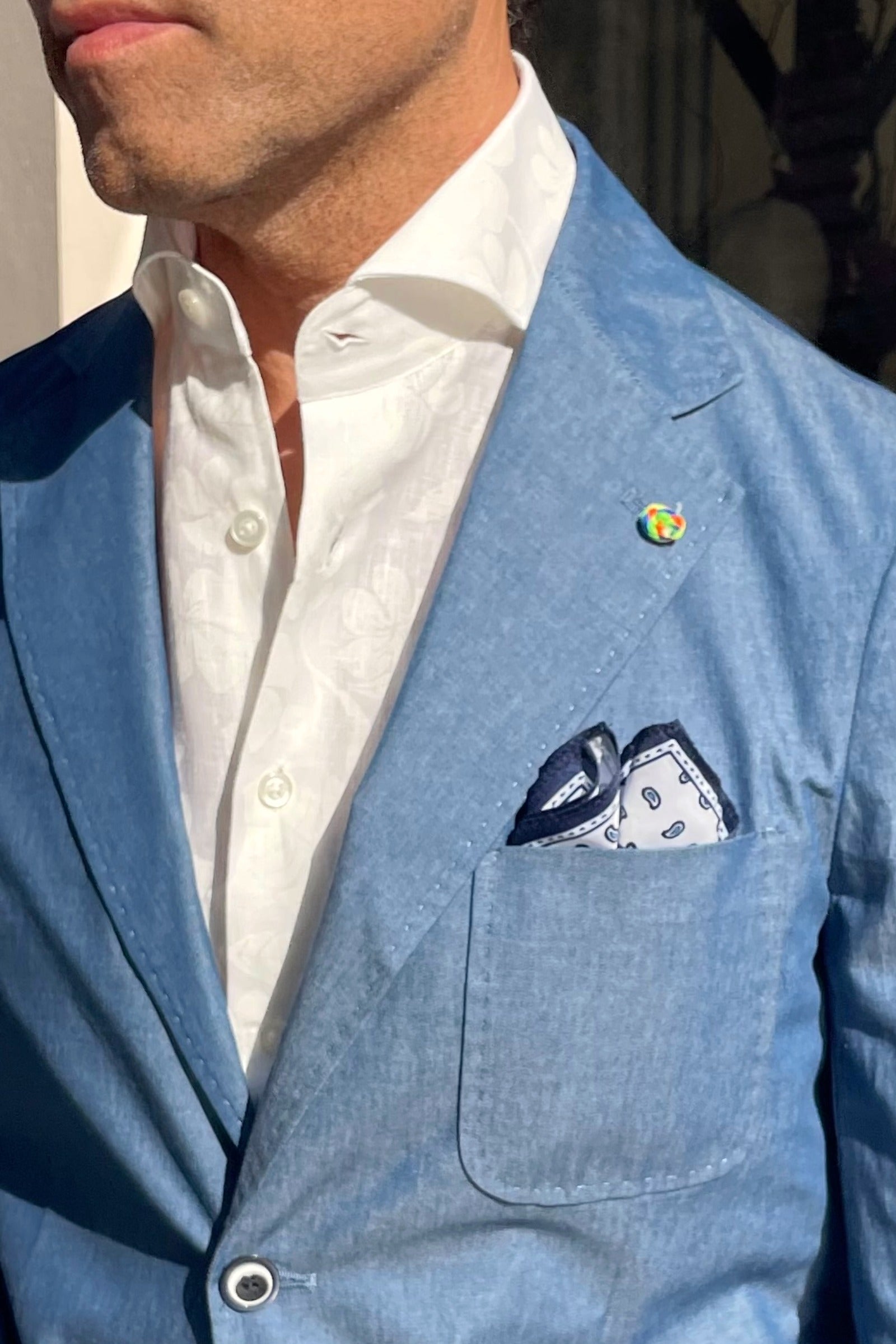 Camisa lino Chiaia