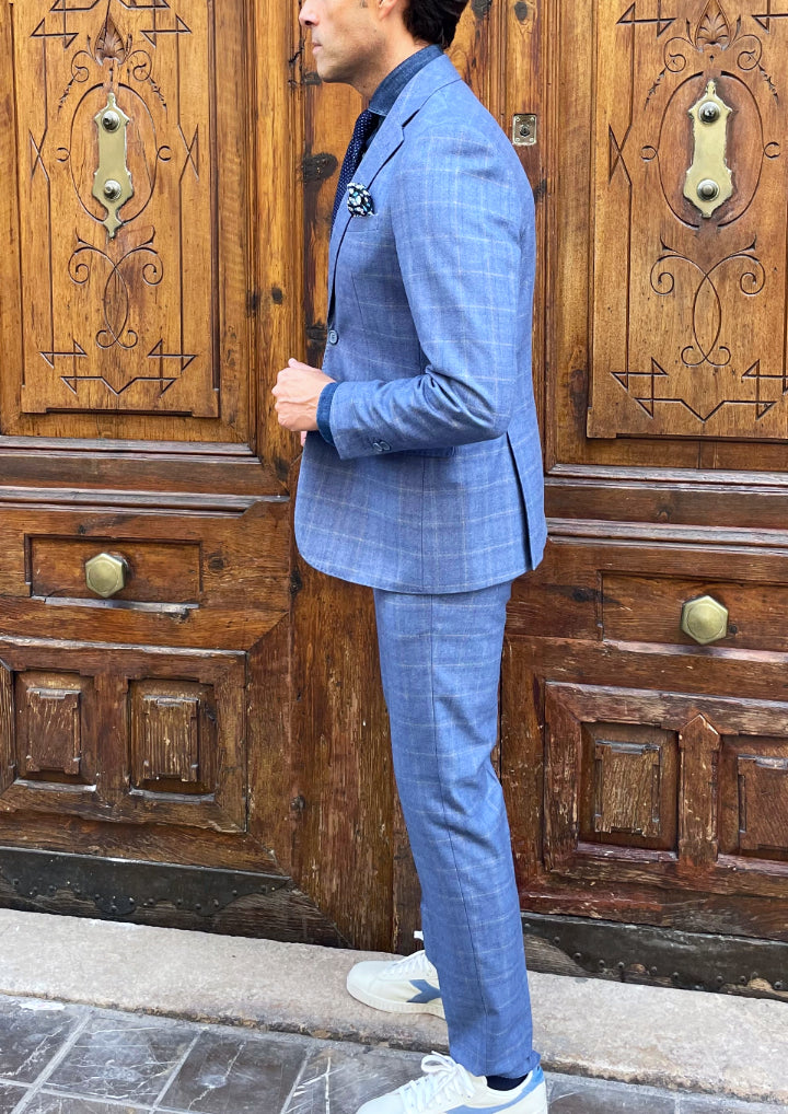 Traje cuadros Oscar