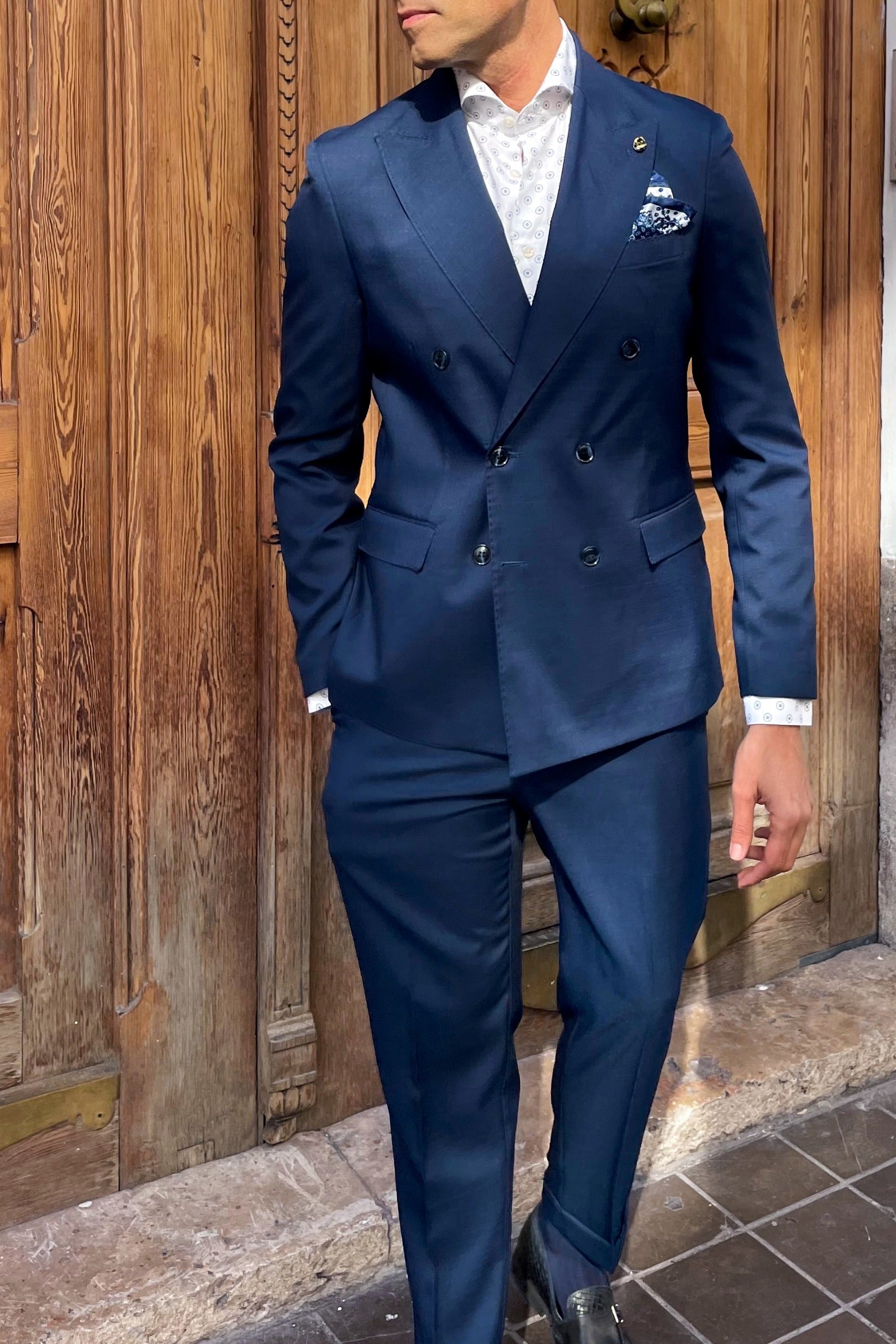 Traje cruzado Davide