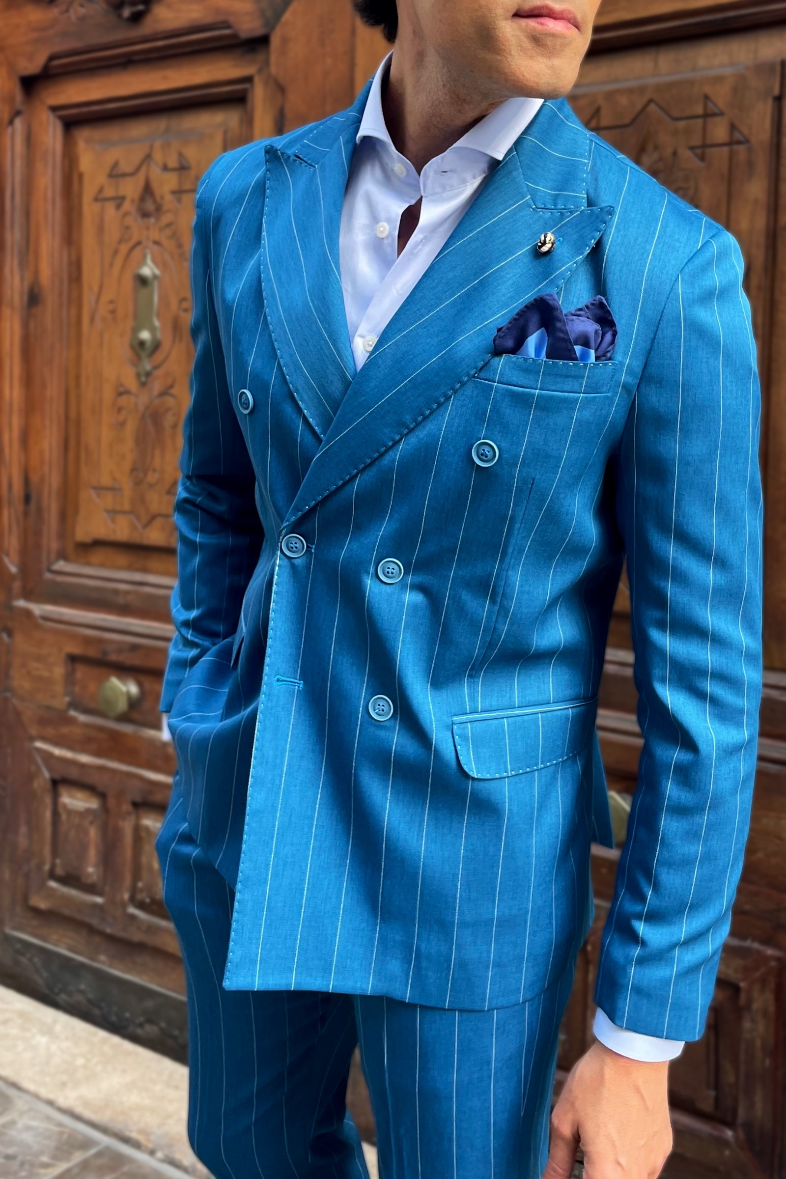 Traje cruzado Diplomatico