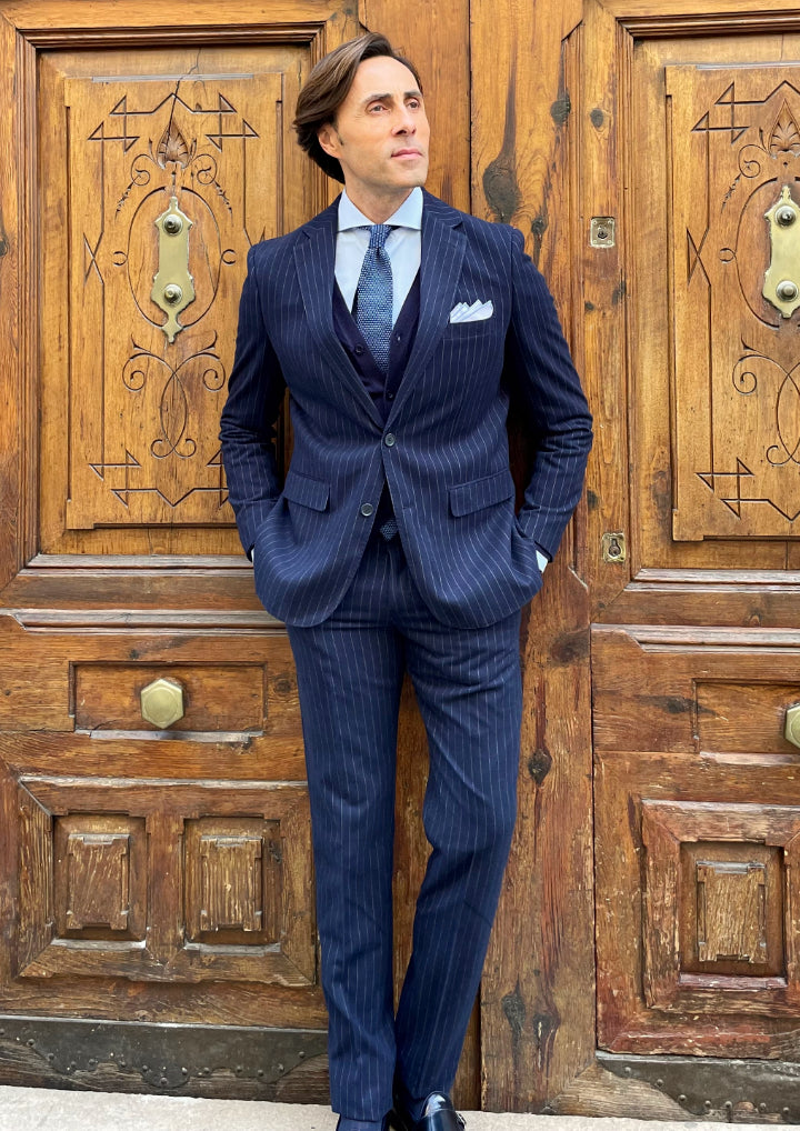 Traje Rayas Diplomatica Autunno