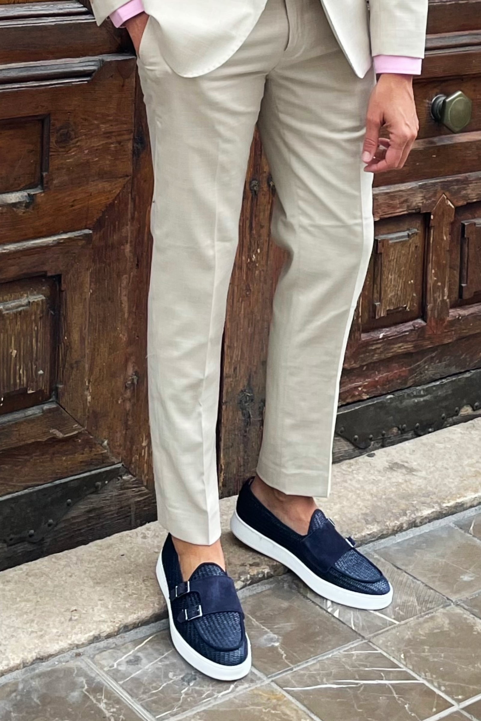 Zapatillas doble hebilla Umberto