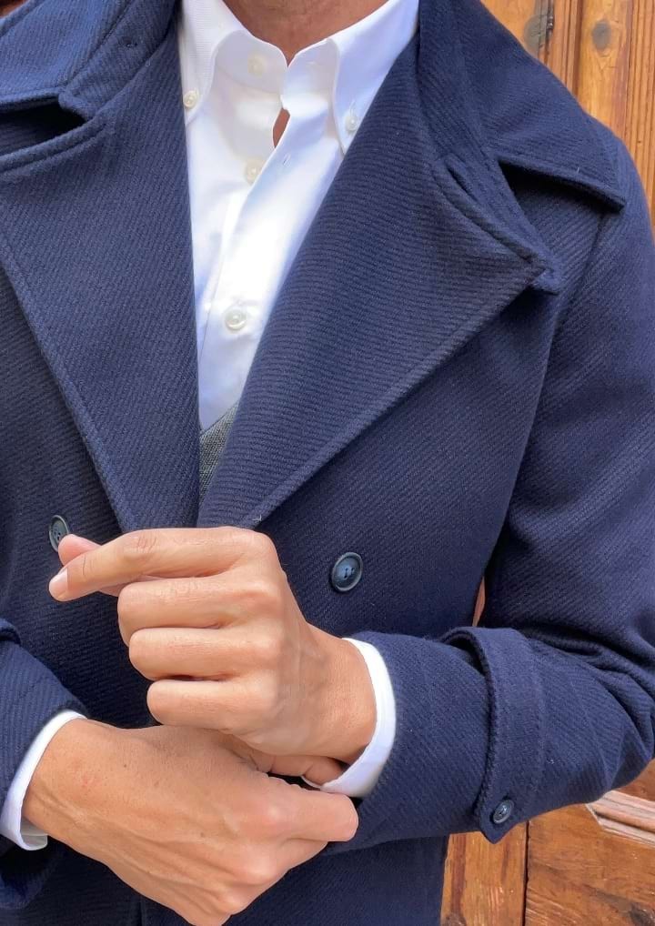 Las mejores ofertas en Chaqueta universitaria abrigos, chaquetas y chalecos  azul para hombres