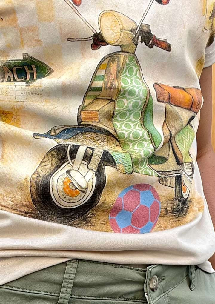 Camiseta Vespa Route