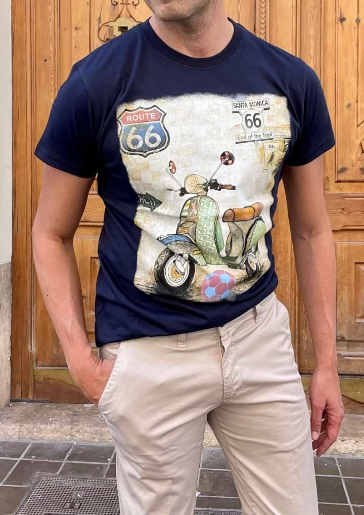 Camiseta Vespa Route