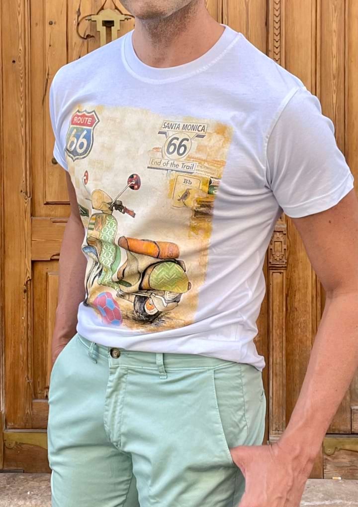 Camiseta Vespa Route