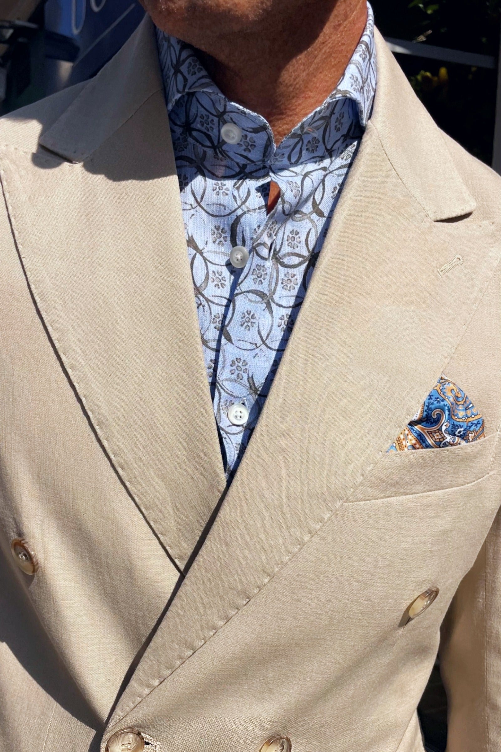Camisa lino Amalfi
