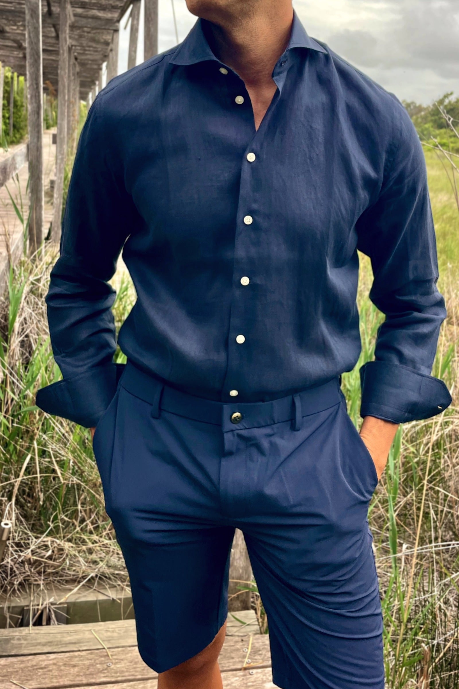 Camisa lino Portofino