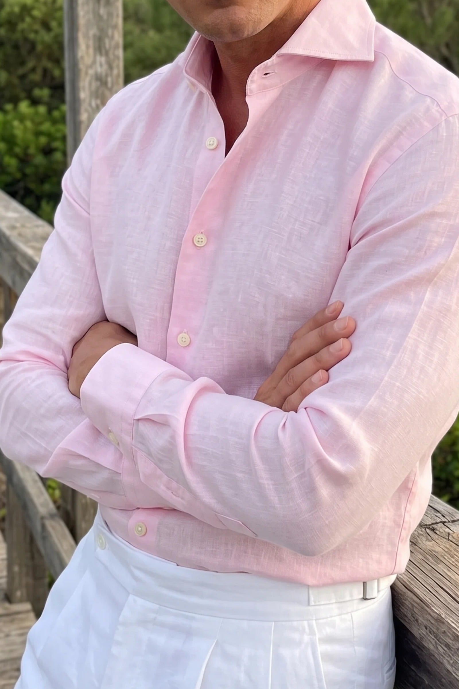 Camisa lino Portofino
