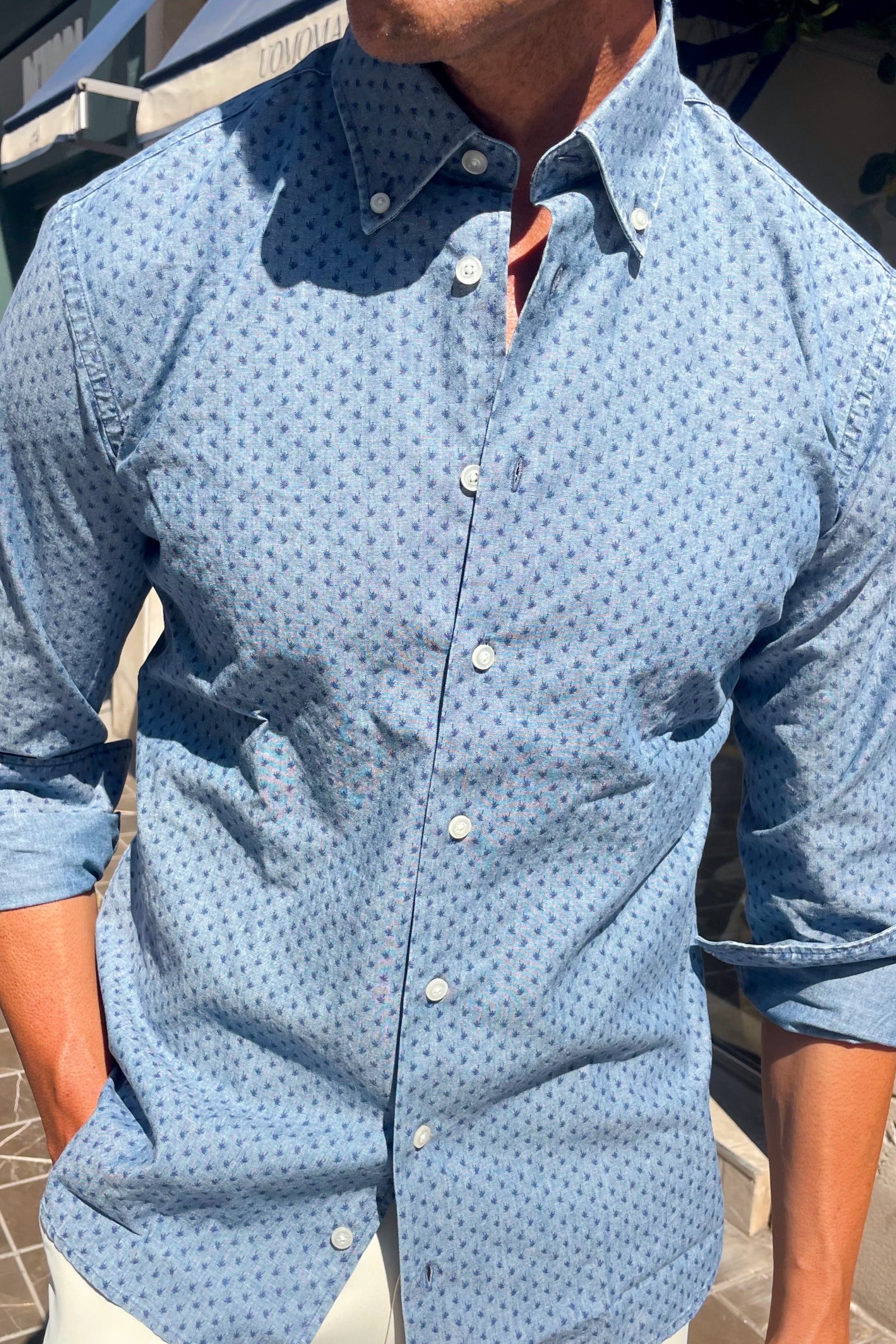 Camisa denim PalmBeach