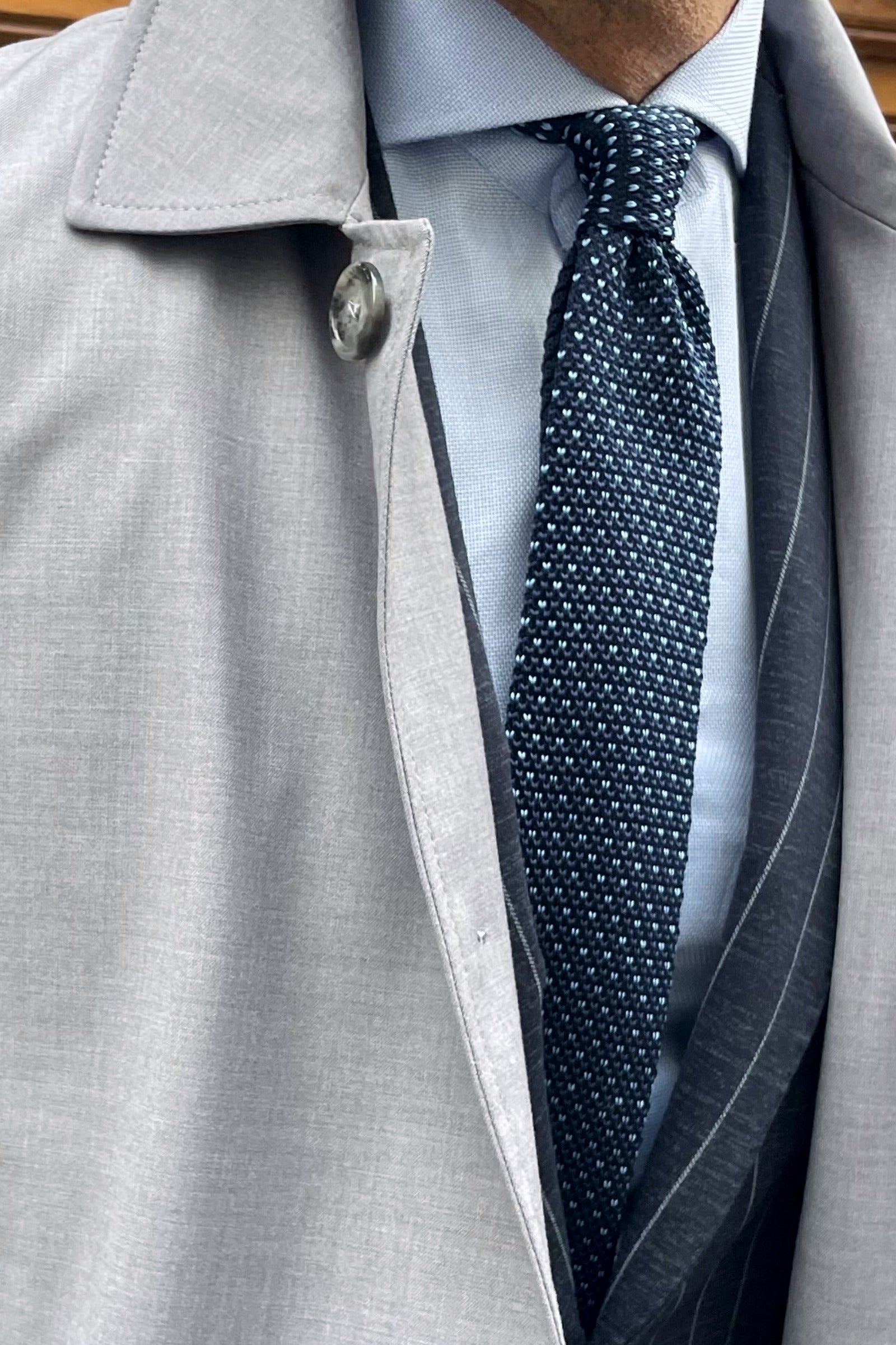 Pinpoint Tricot Tie