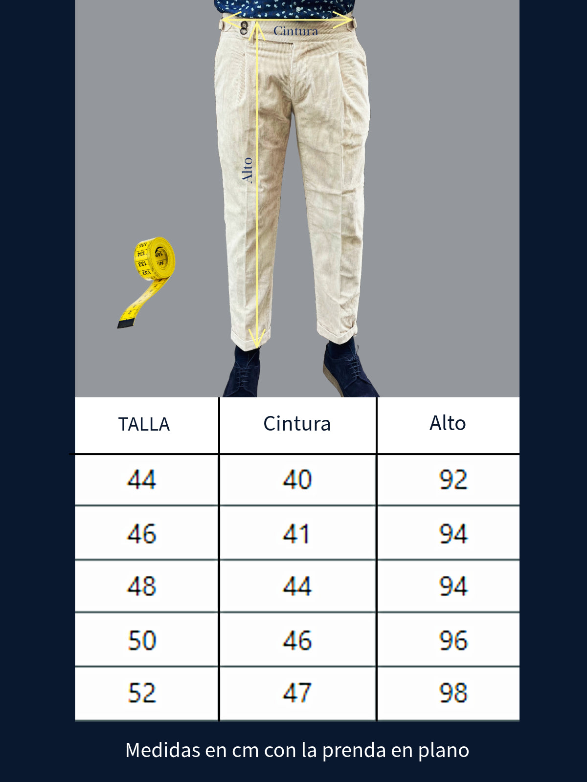 Pantalón Gurkha Pana