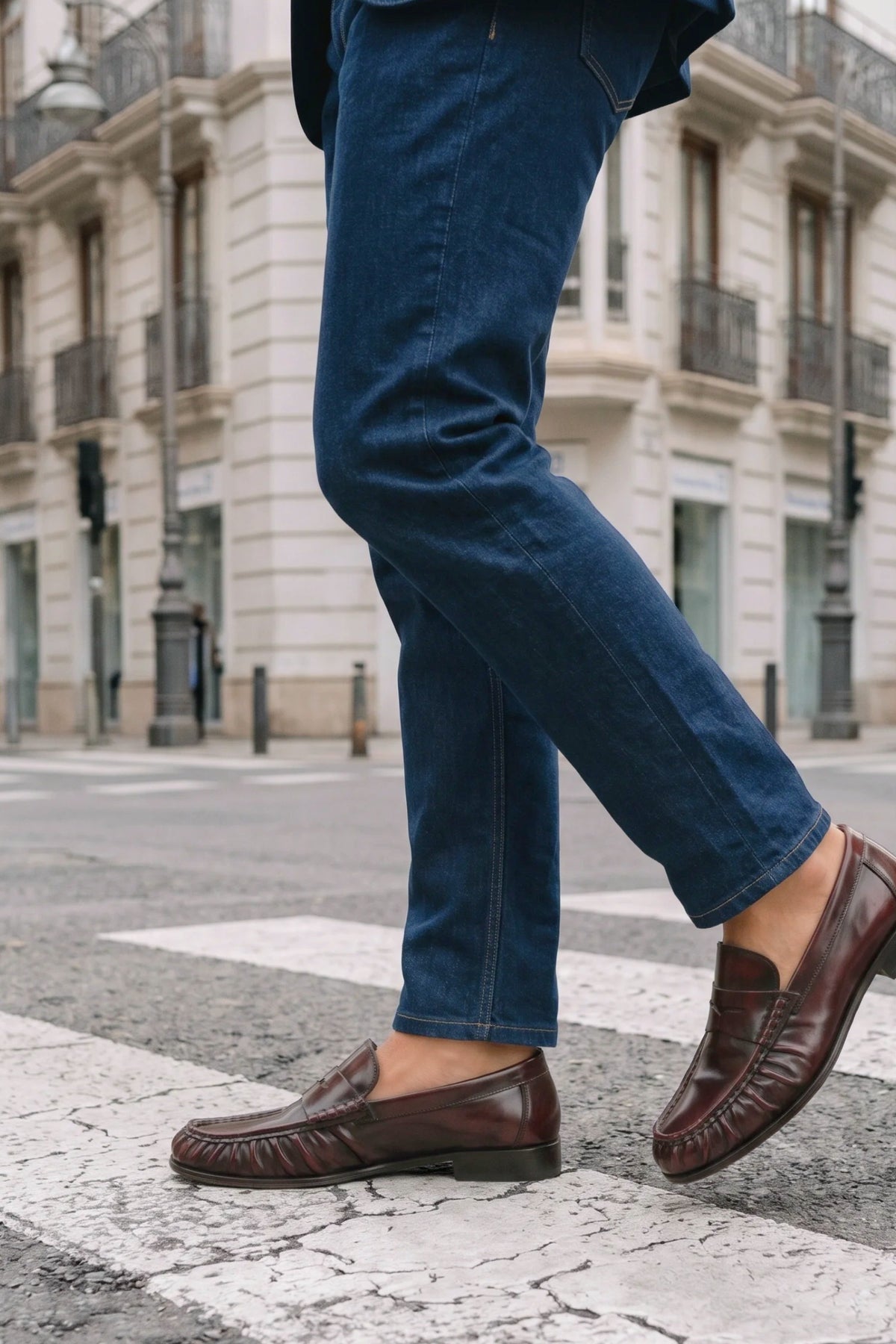 mocasines con vaqueros hombre - UOMOMANIA Valencia