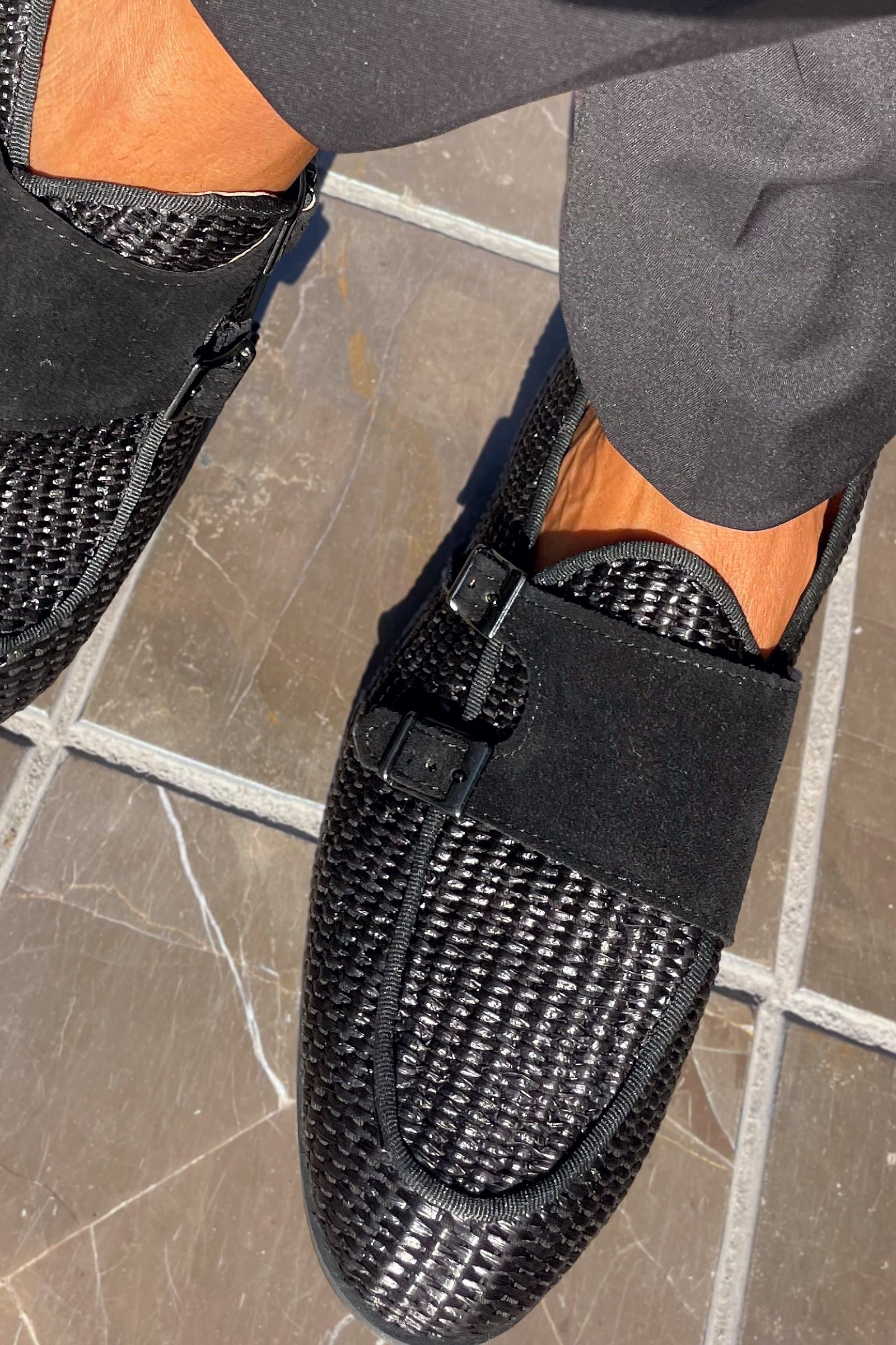 Zapatos rafia Briatore