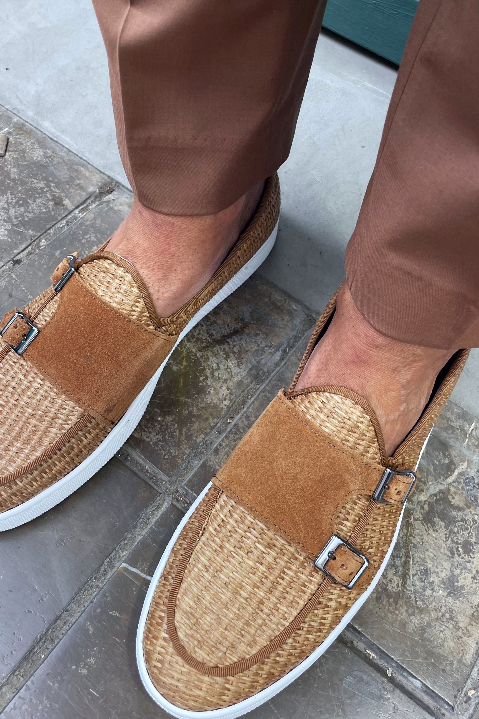 Zapatillas doble hebilla Umberto