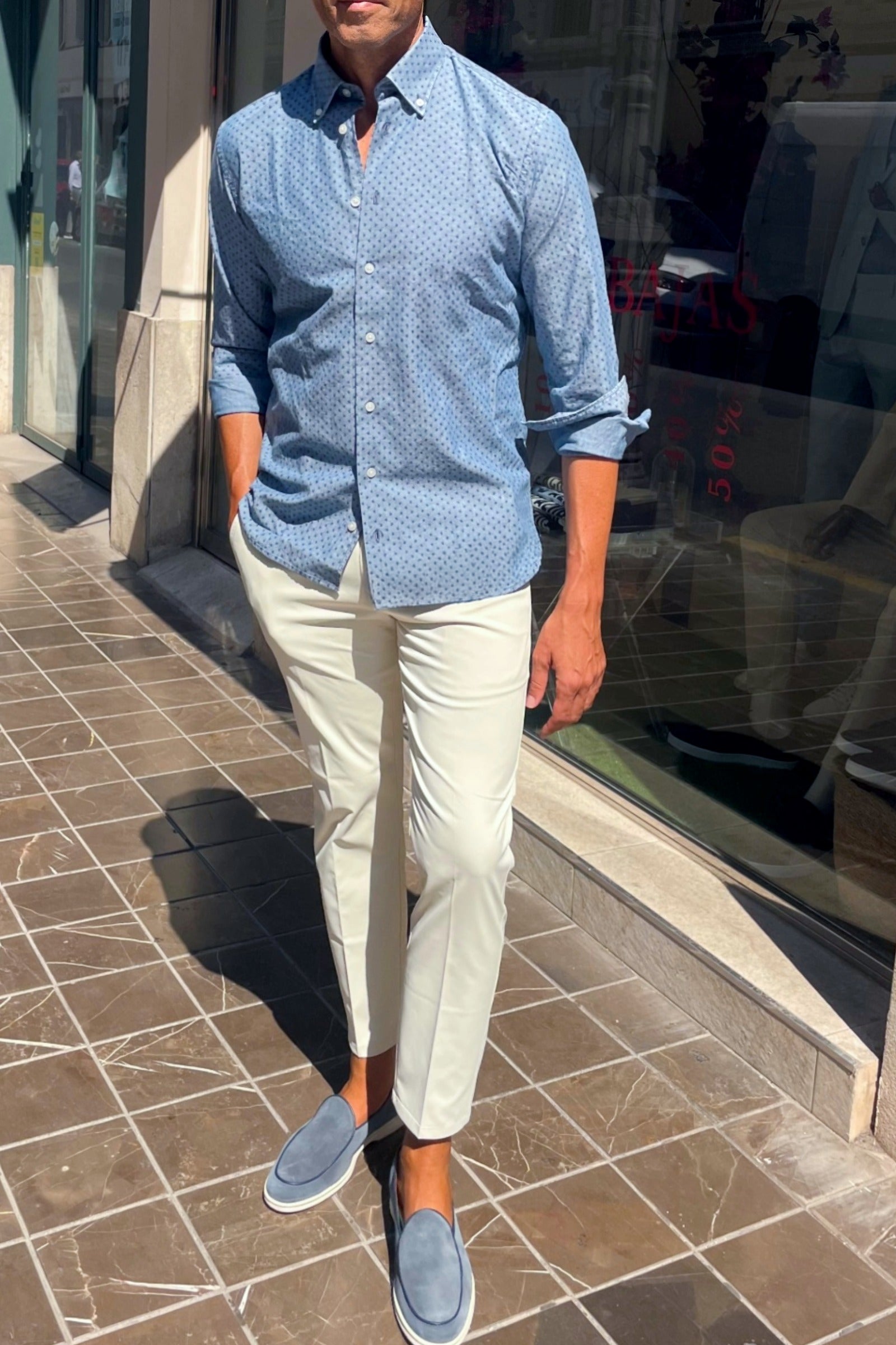 Camisa denim PalmBeach
