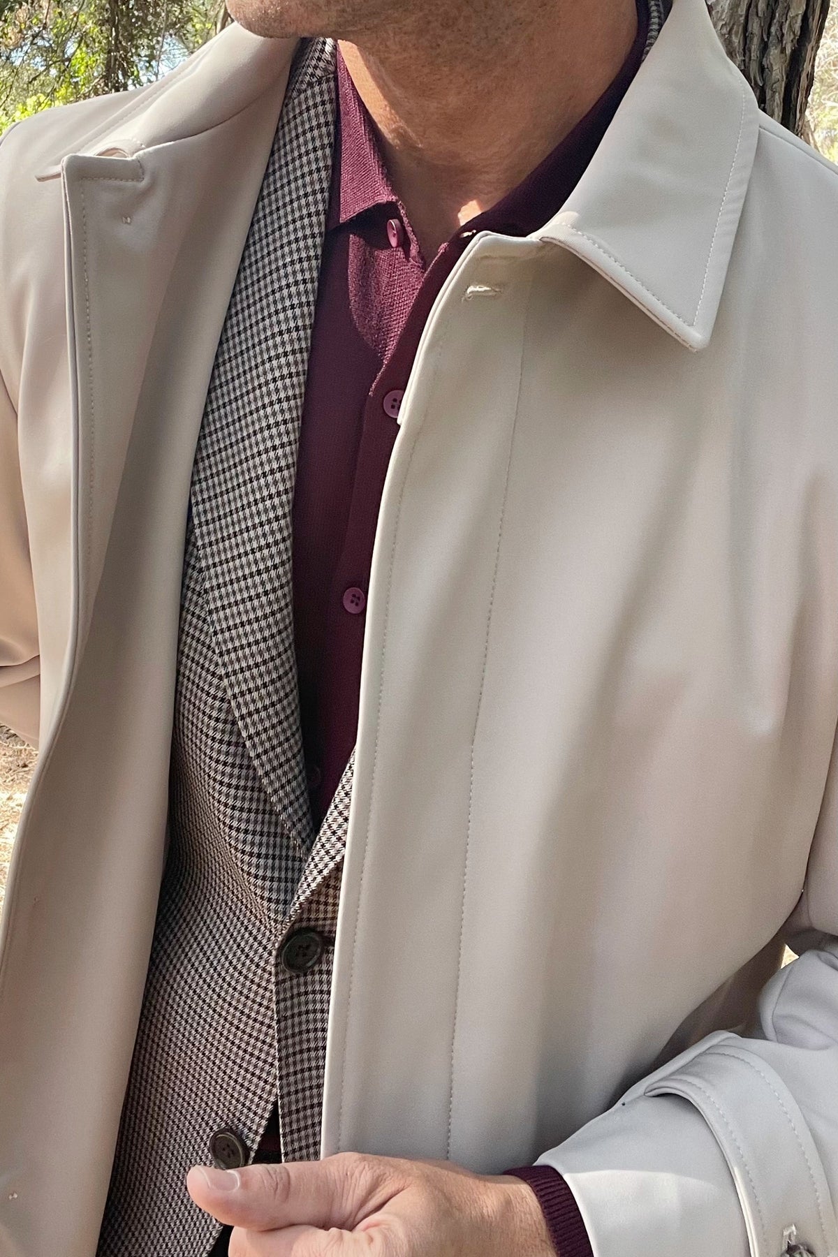 Gabardina técnica Davide