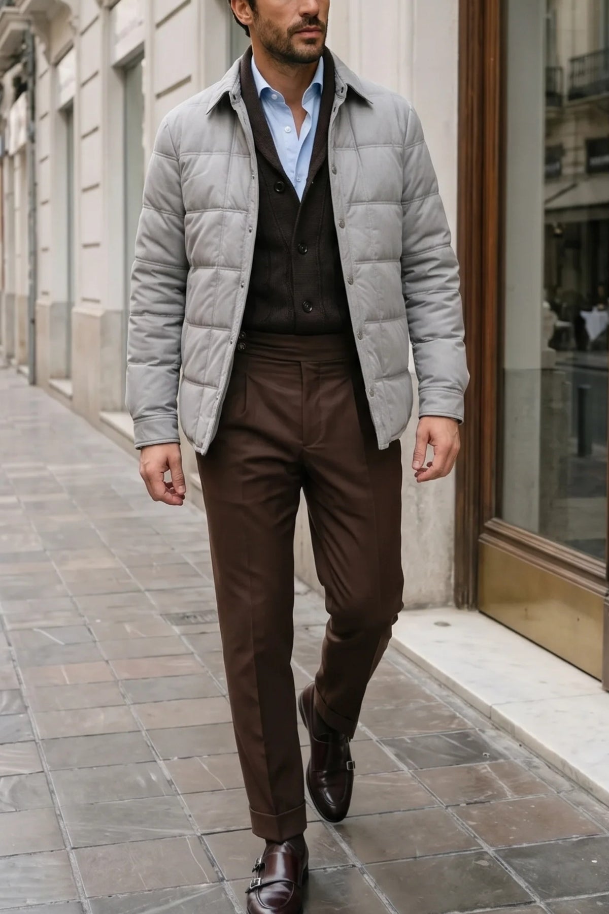 Sobrecamisa acolchada Brunello