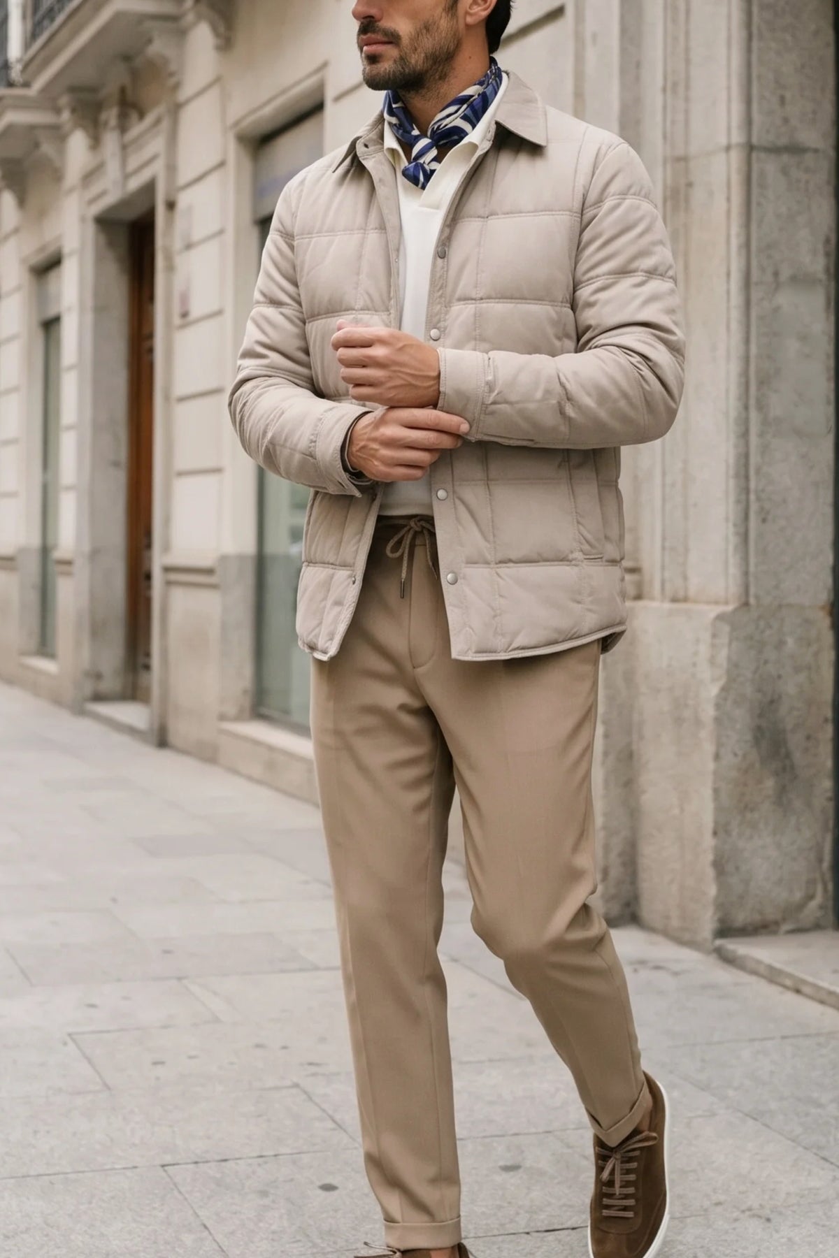 Sobrecamisa acolchada Brunello