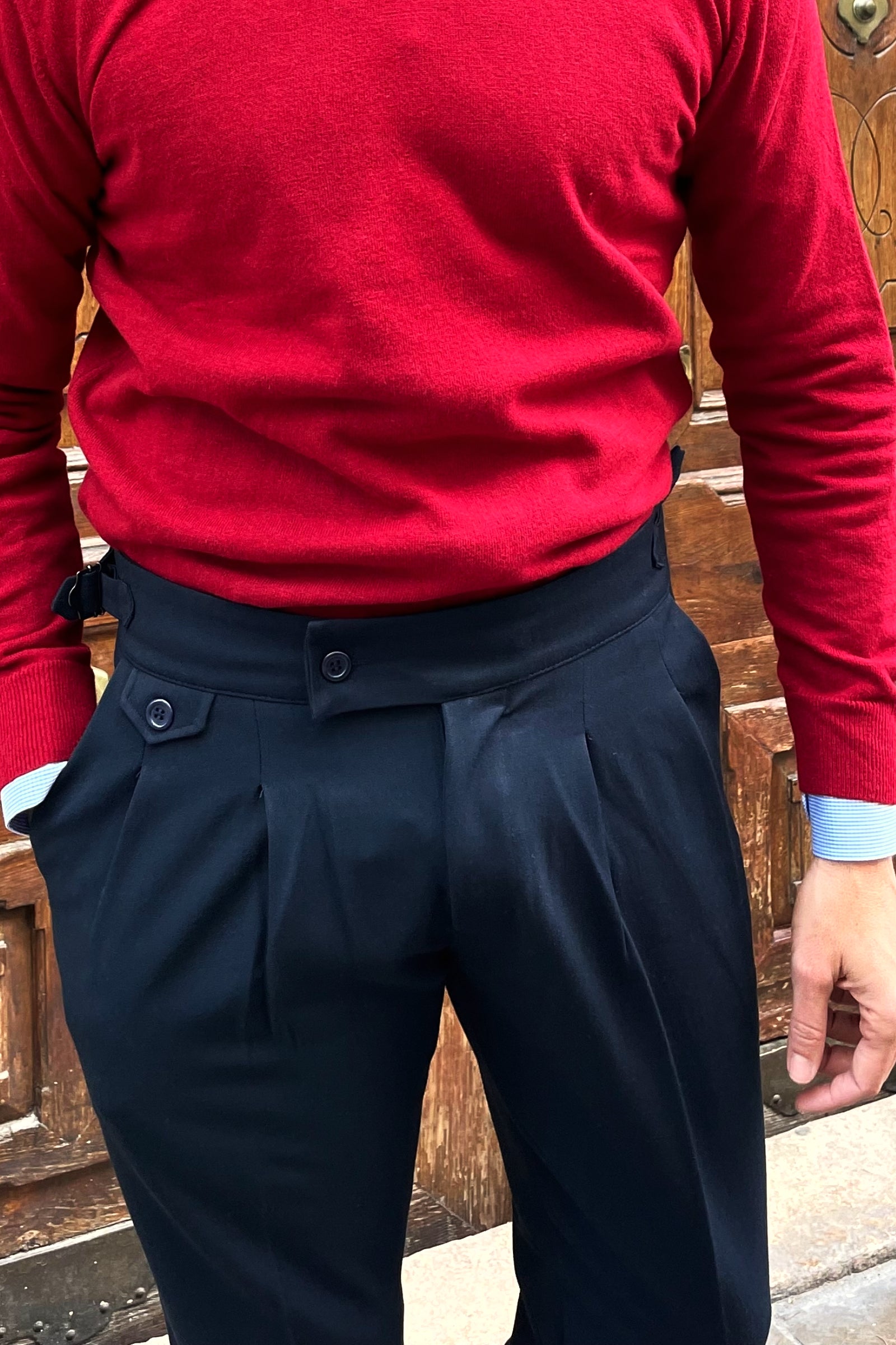 Mariano-Hose mit Schnallen